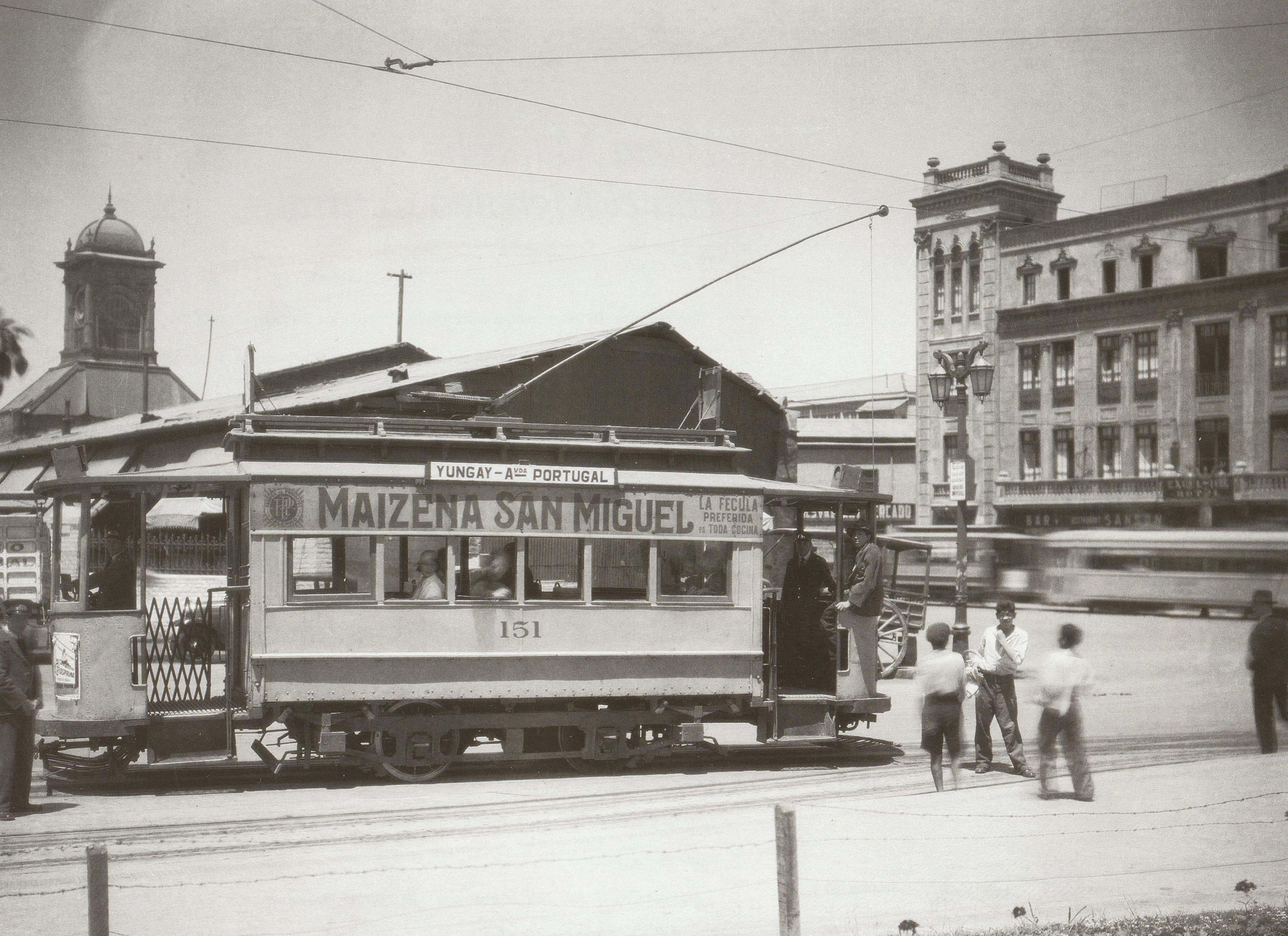 Plaza Mapocho en 1935