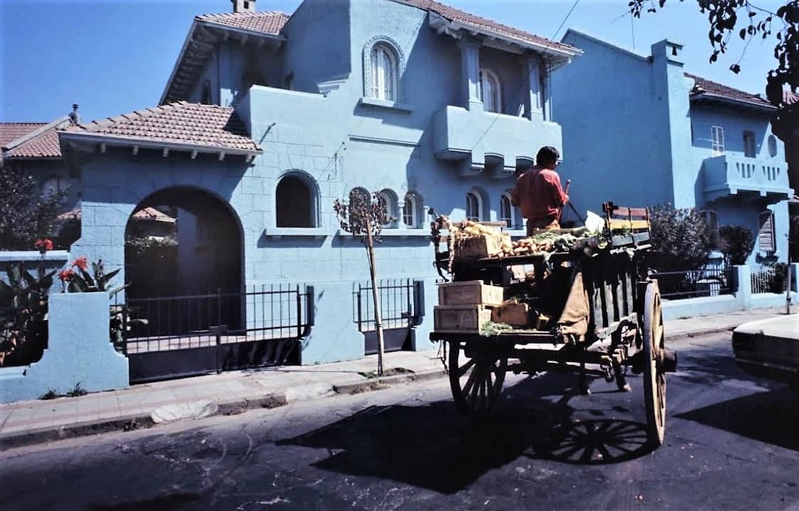 Calle Cirujano Guzmán, Providencia en 1971.