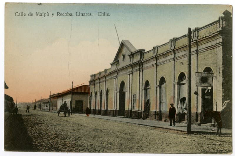 Calle de Maipù y Recoba, 1912