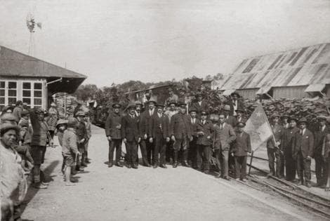 Estación de Ancud en 1930