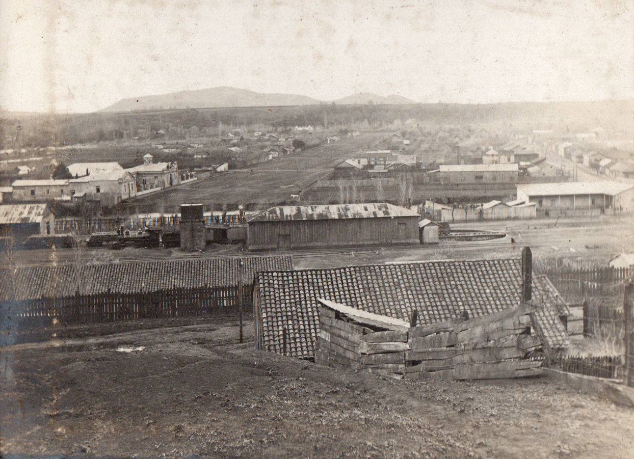 Antigua Estación de FFCC en 1900