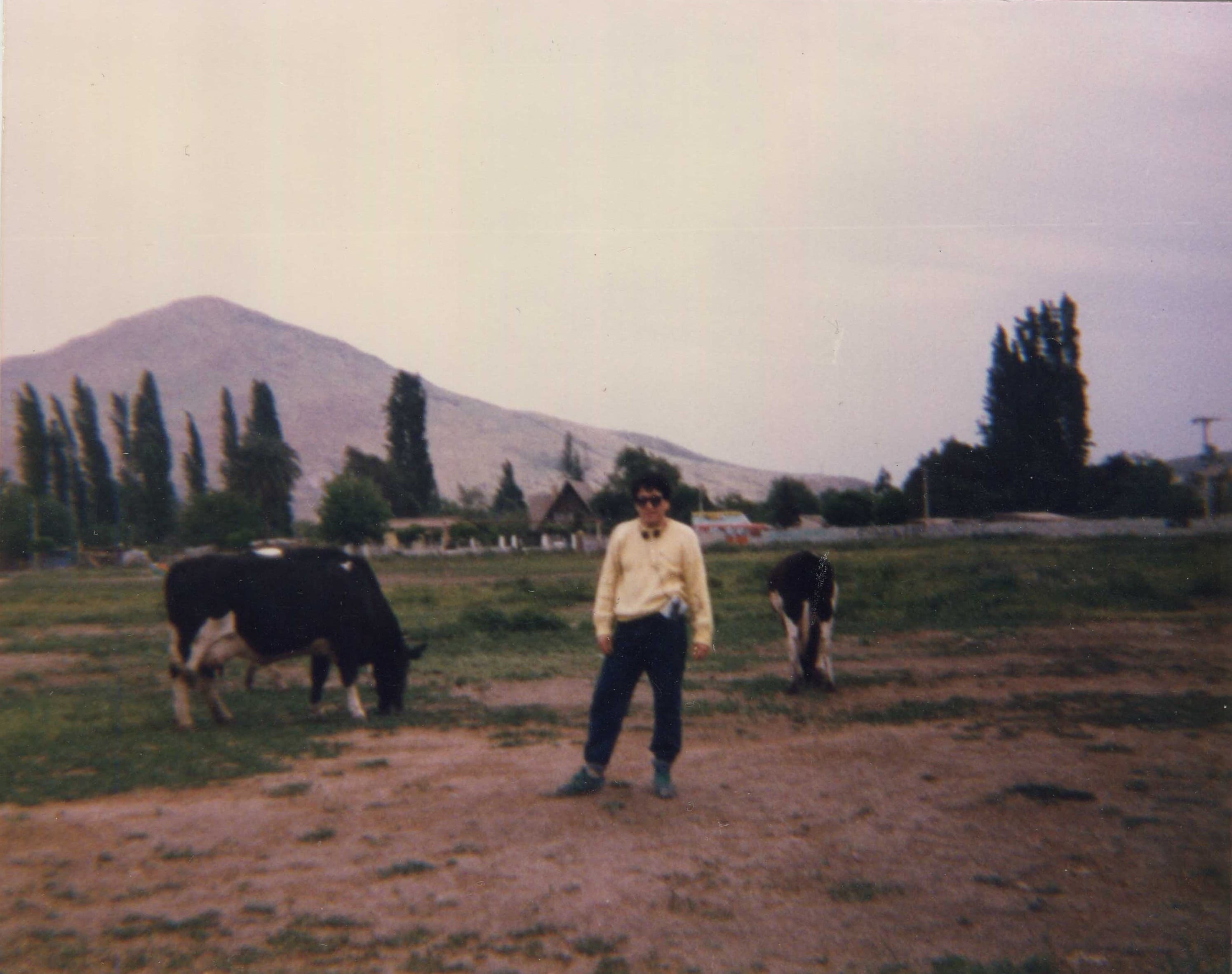 Vecino en el campo, Quilicura, 1989