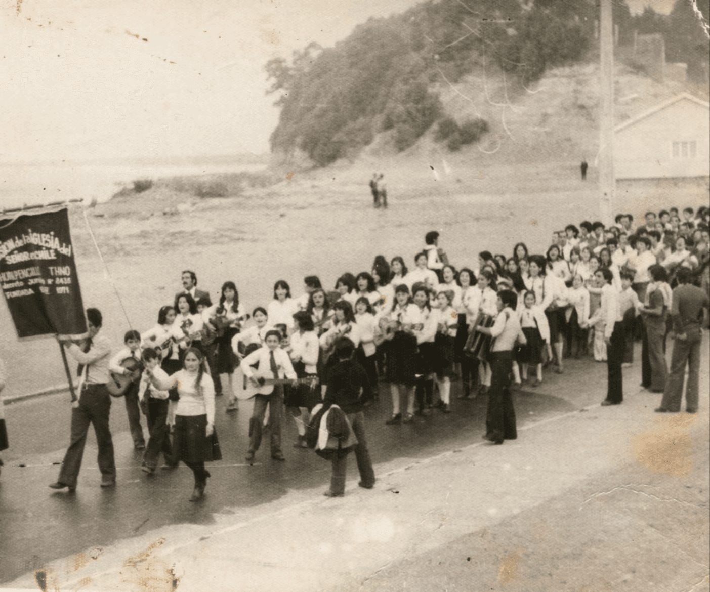 Procesión en Talcahuano, 1971
