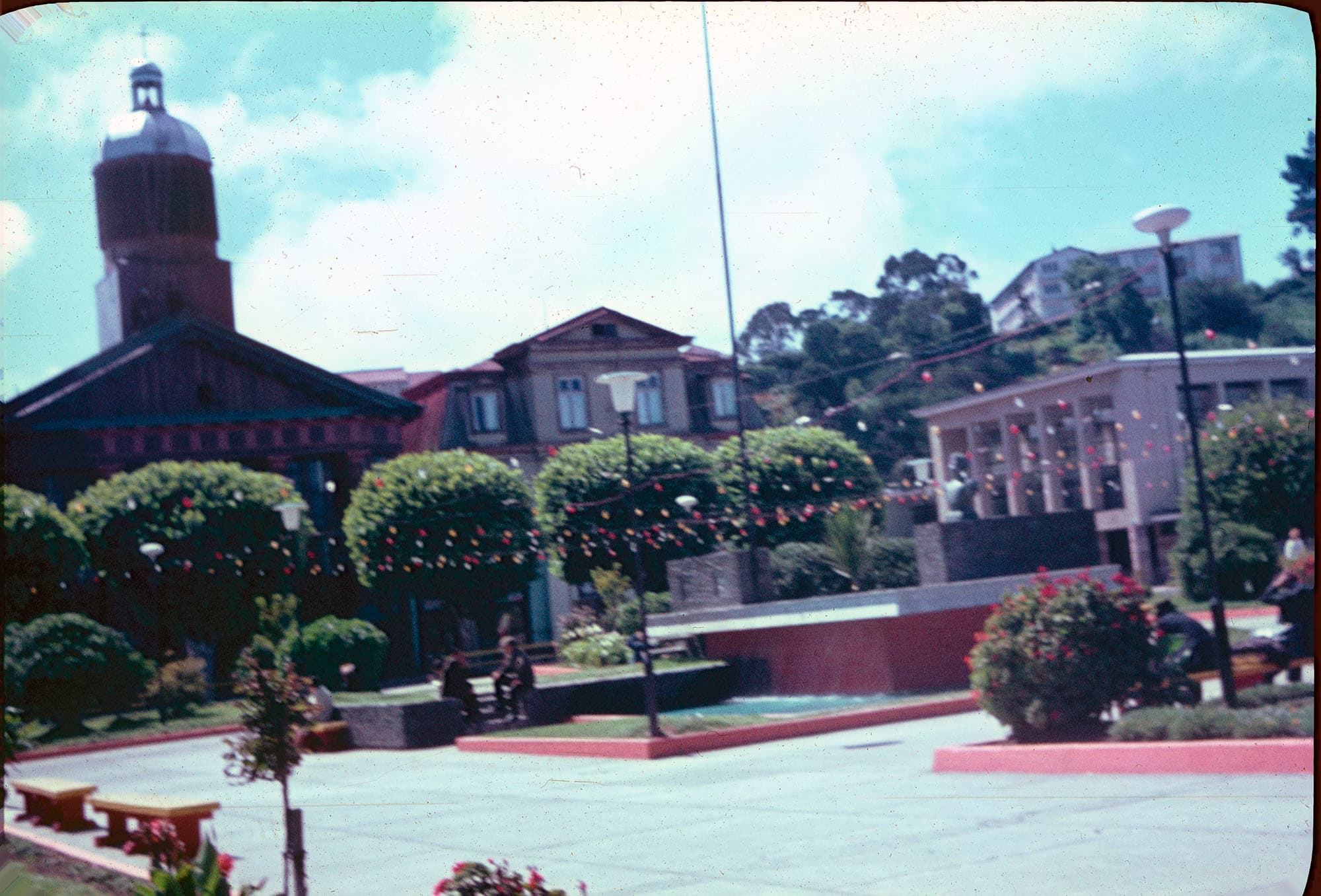 Plaza de Armas de Puerto Montt, ca. 1964