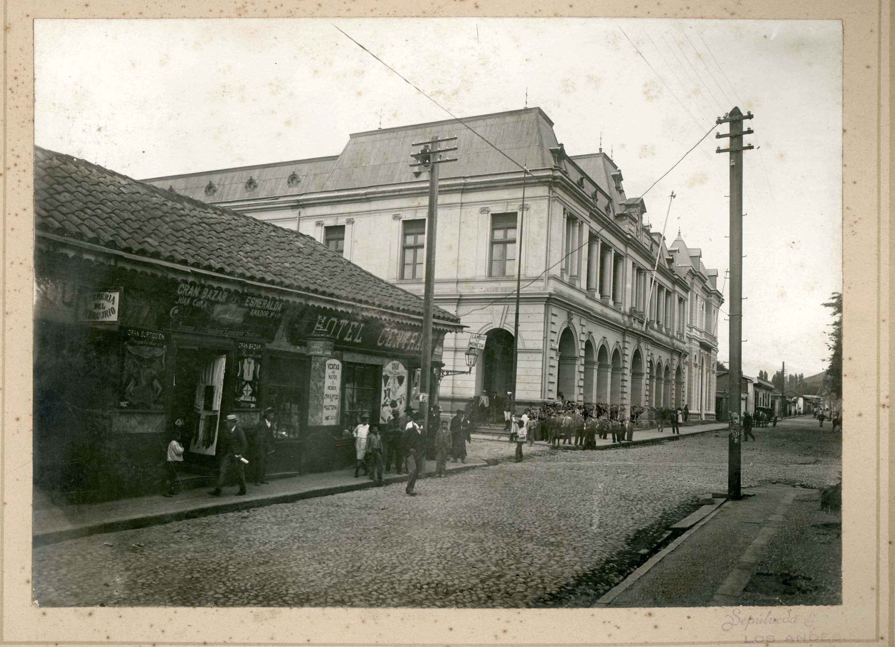 Calle Esmeralda, Los Andes, ca. 1910