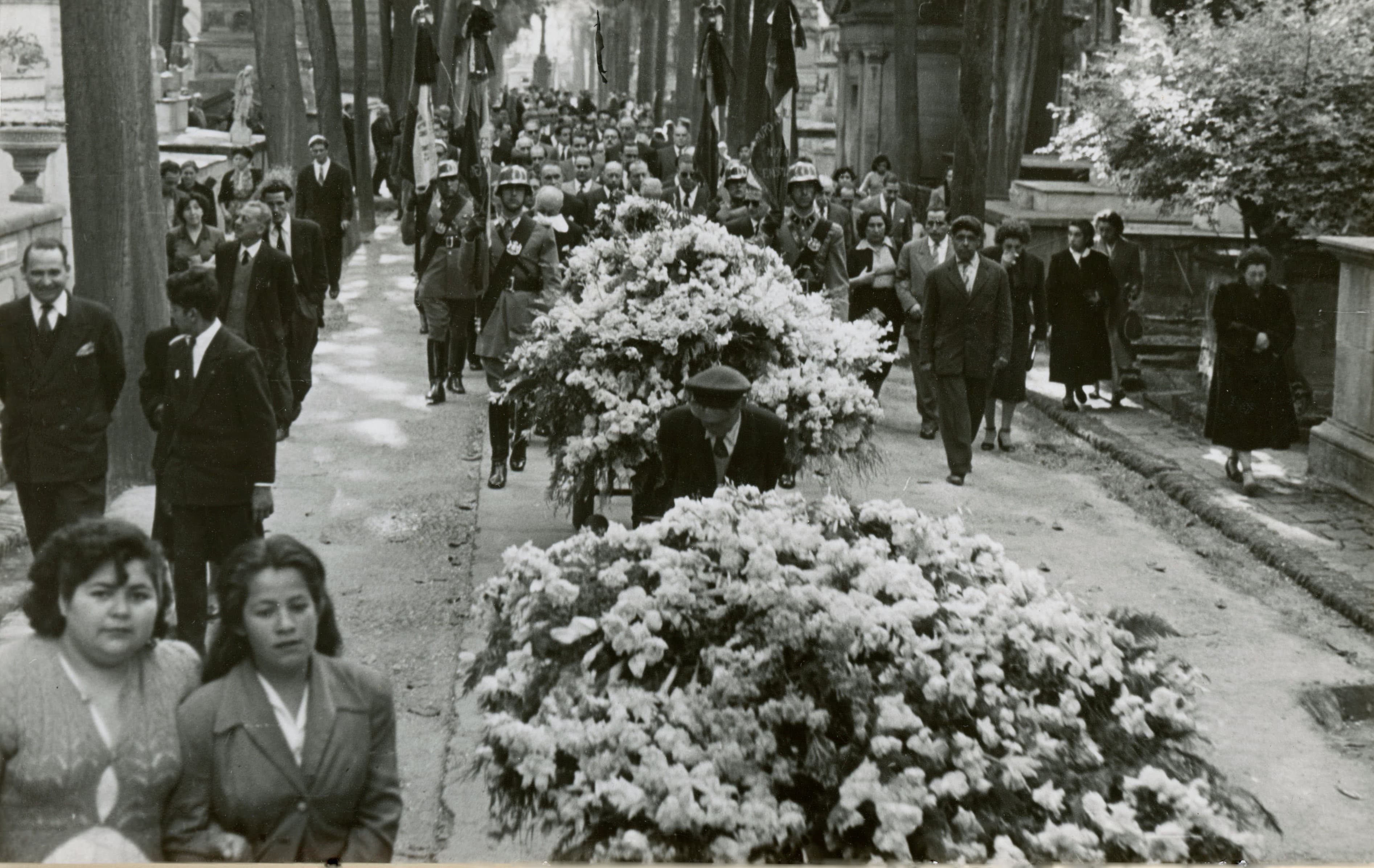 Funeral de Estado, Cementerio General, 1954