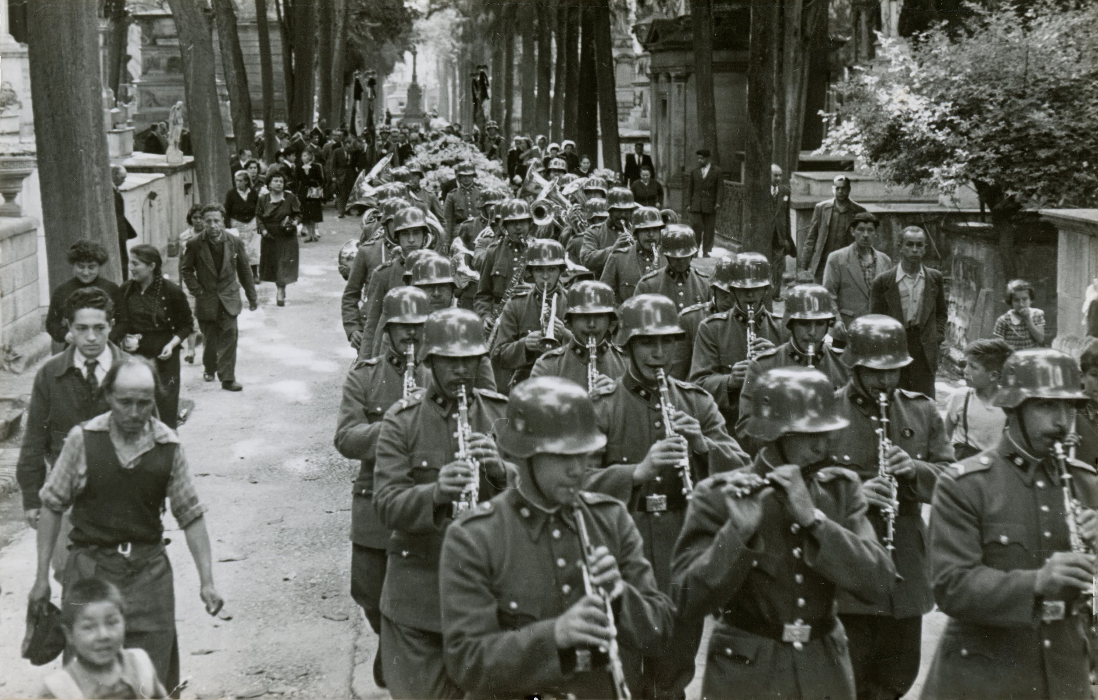 Funeral de Estado, Cementerio General, 1954
