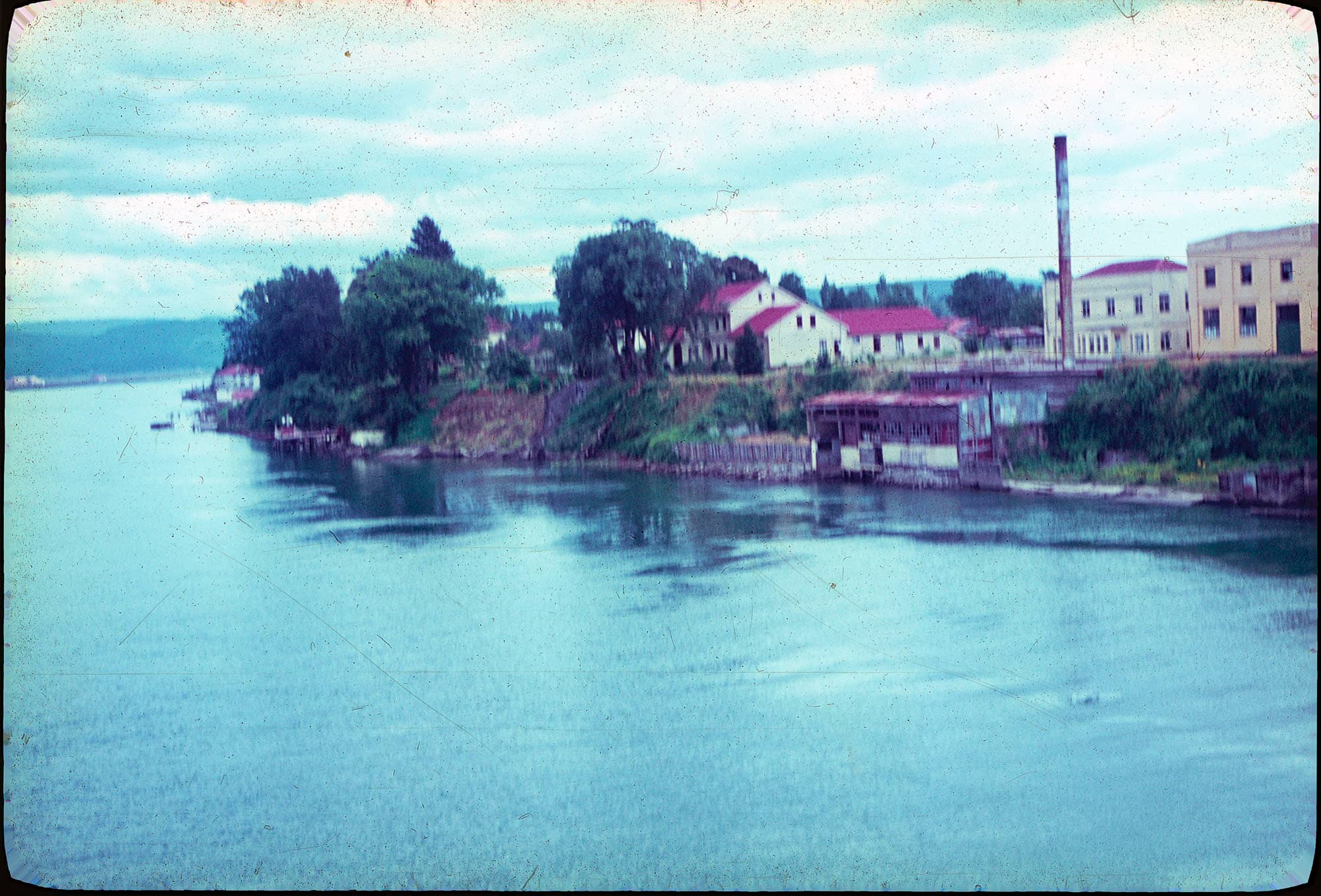 Valdivia, Isla Teja y Río Calle Calle, ca. 1964