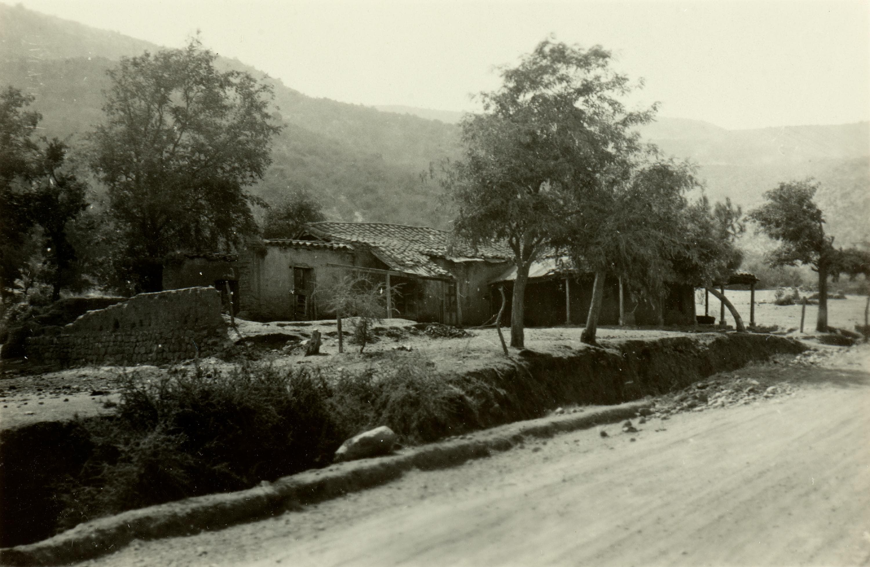 Camino cercano a Cuesta de lo Prado, Abril 1929