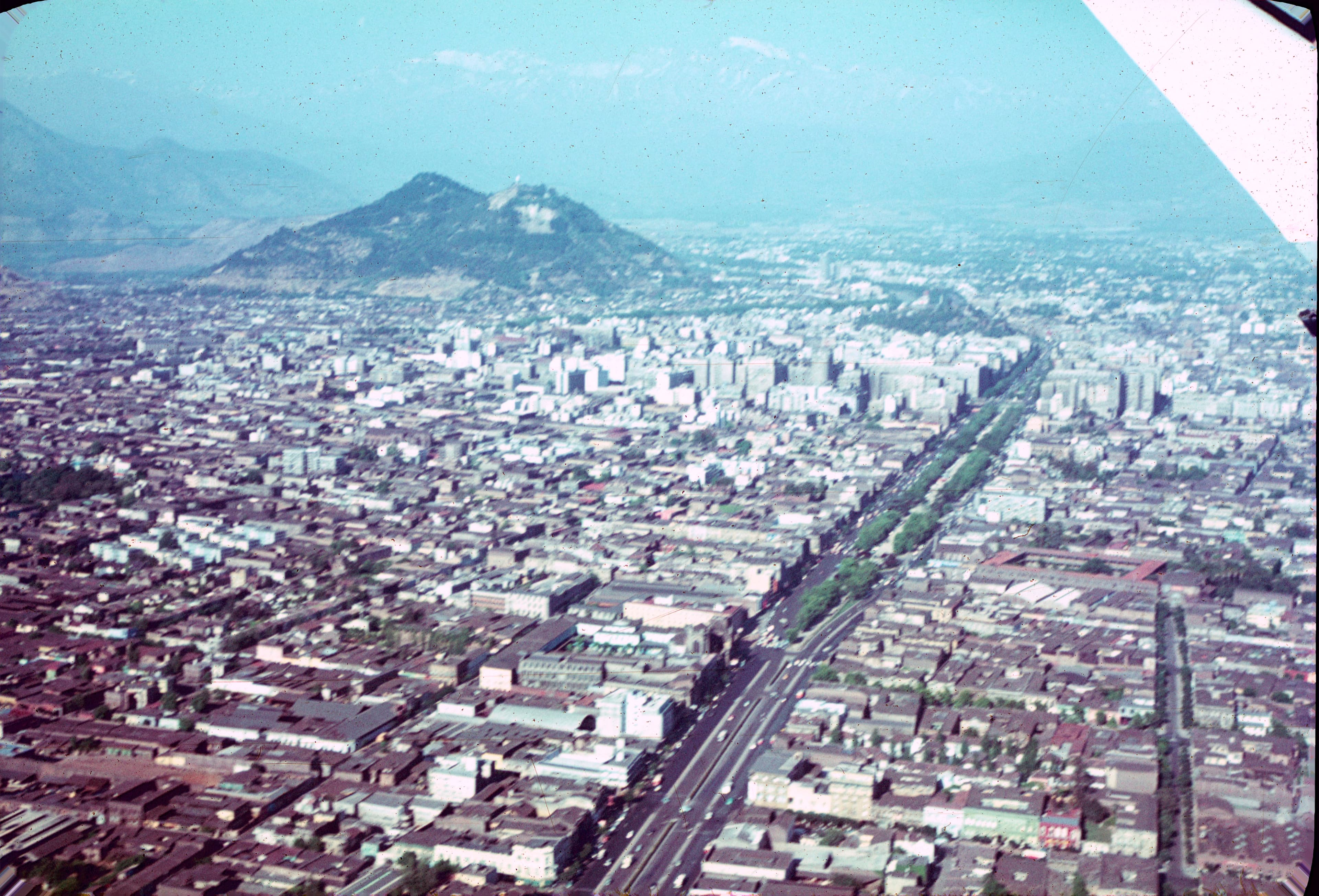 Santiago desde el aire, ca. 1965