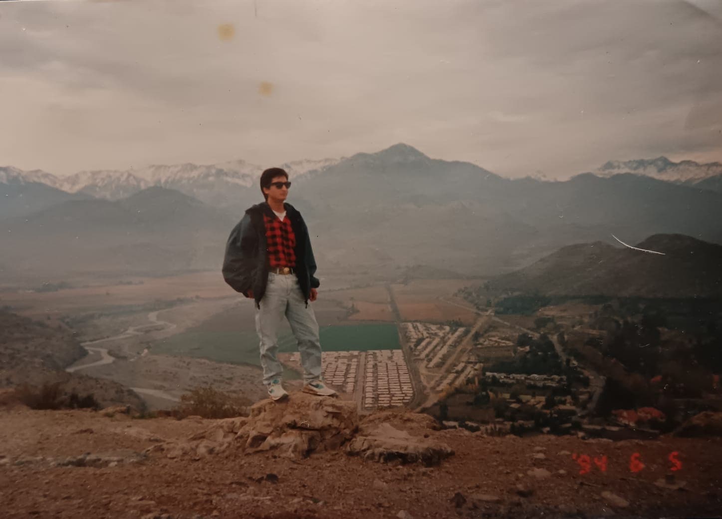 Vista del valle de Los Andes, 1995