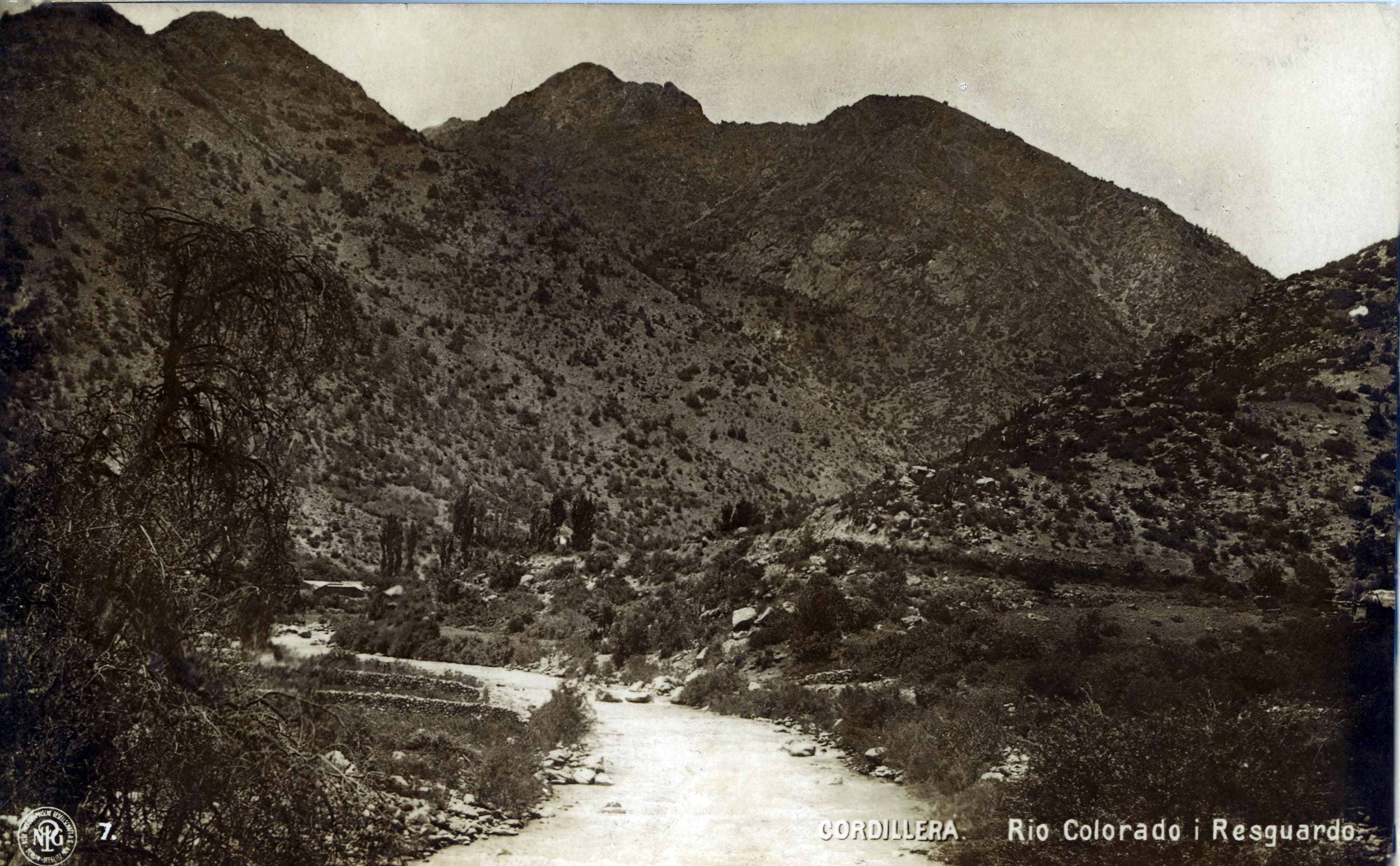 Rio Colorado, Los Andes, ca. 1910