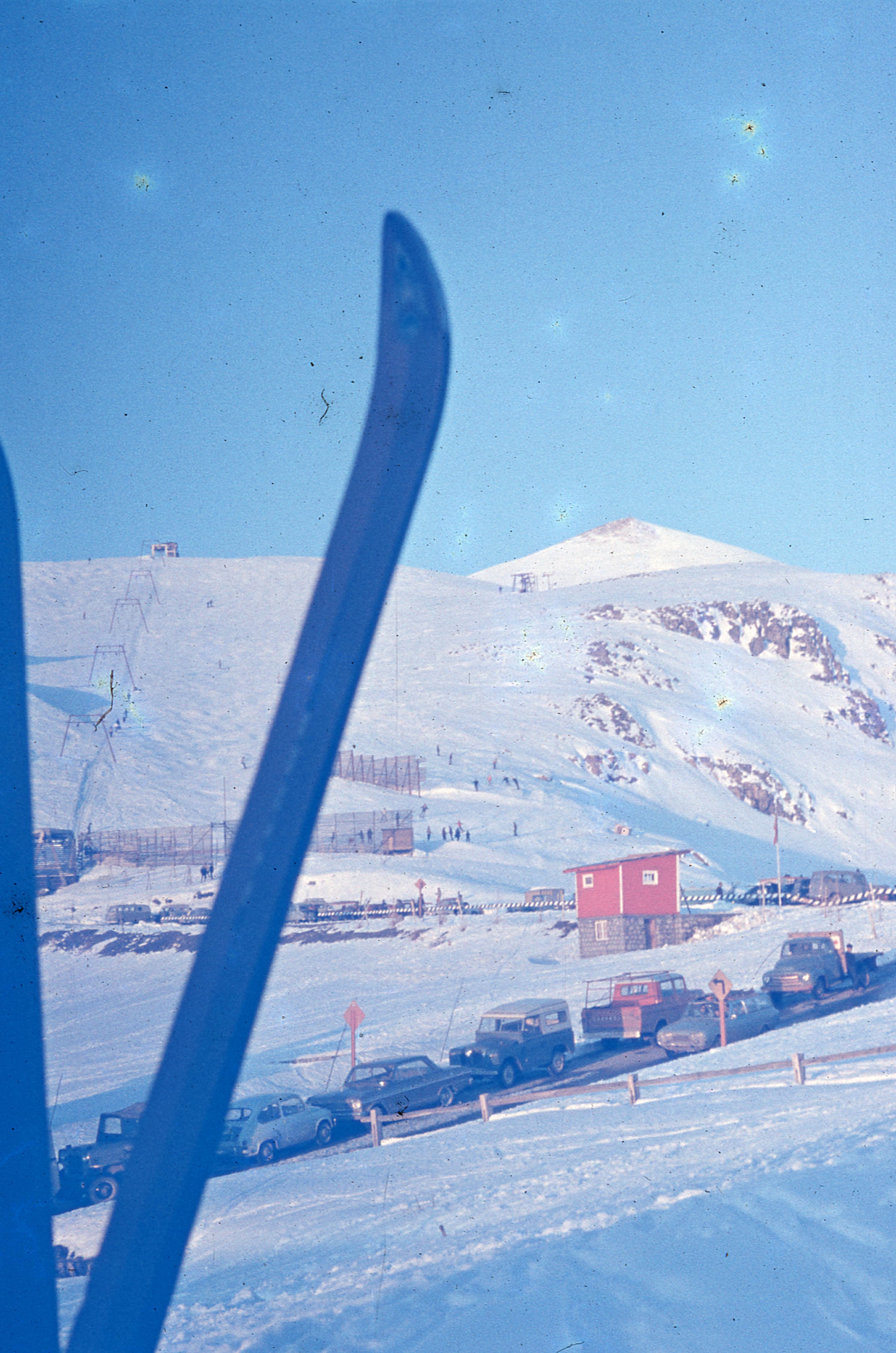 Visita a Farellones en 1966
