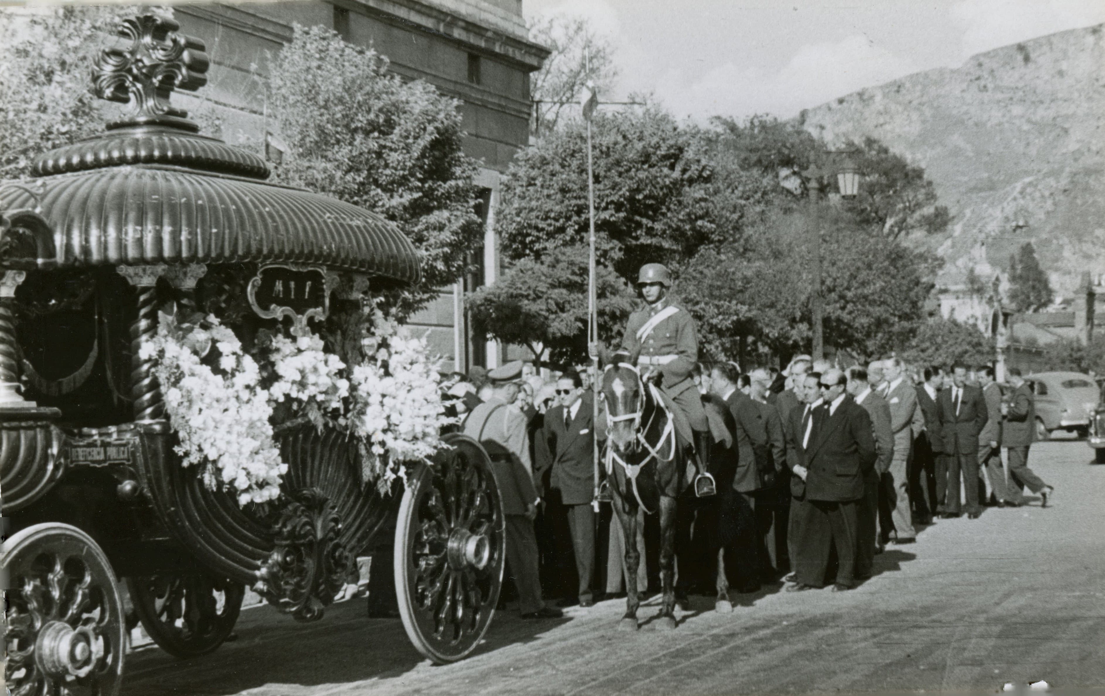 Funeral de Estado, Cementerio General, 1954