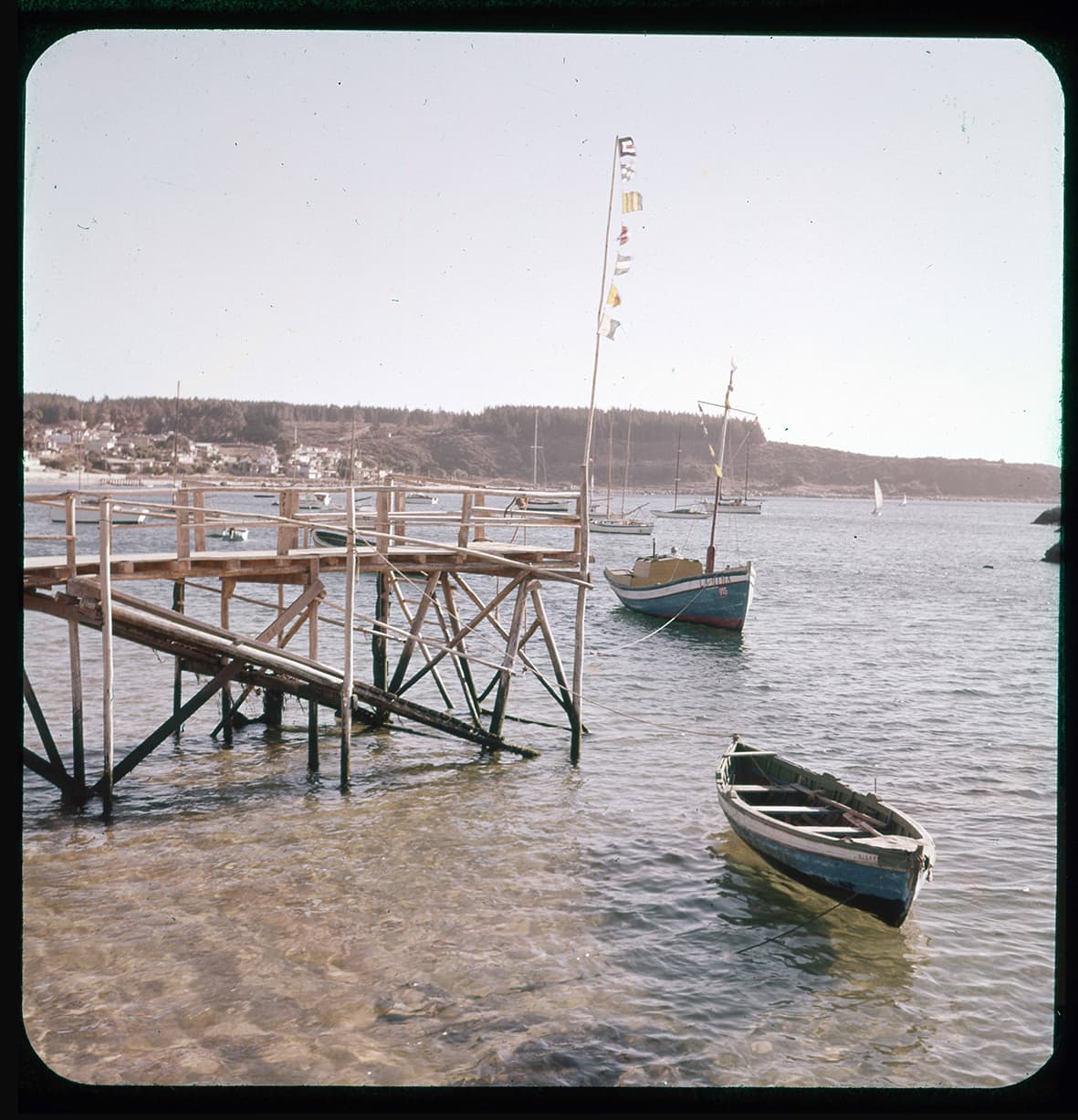 Embarcadero de Algarrobo, San Antonio, Región de Valparaíso, Chile, 1950 - 1965