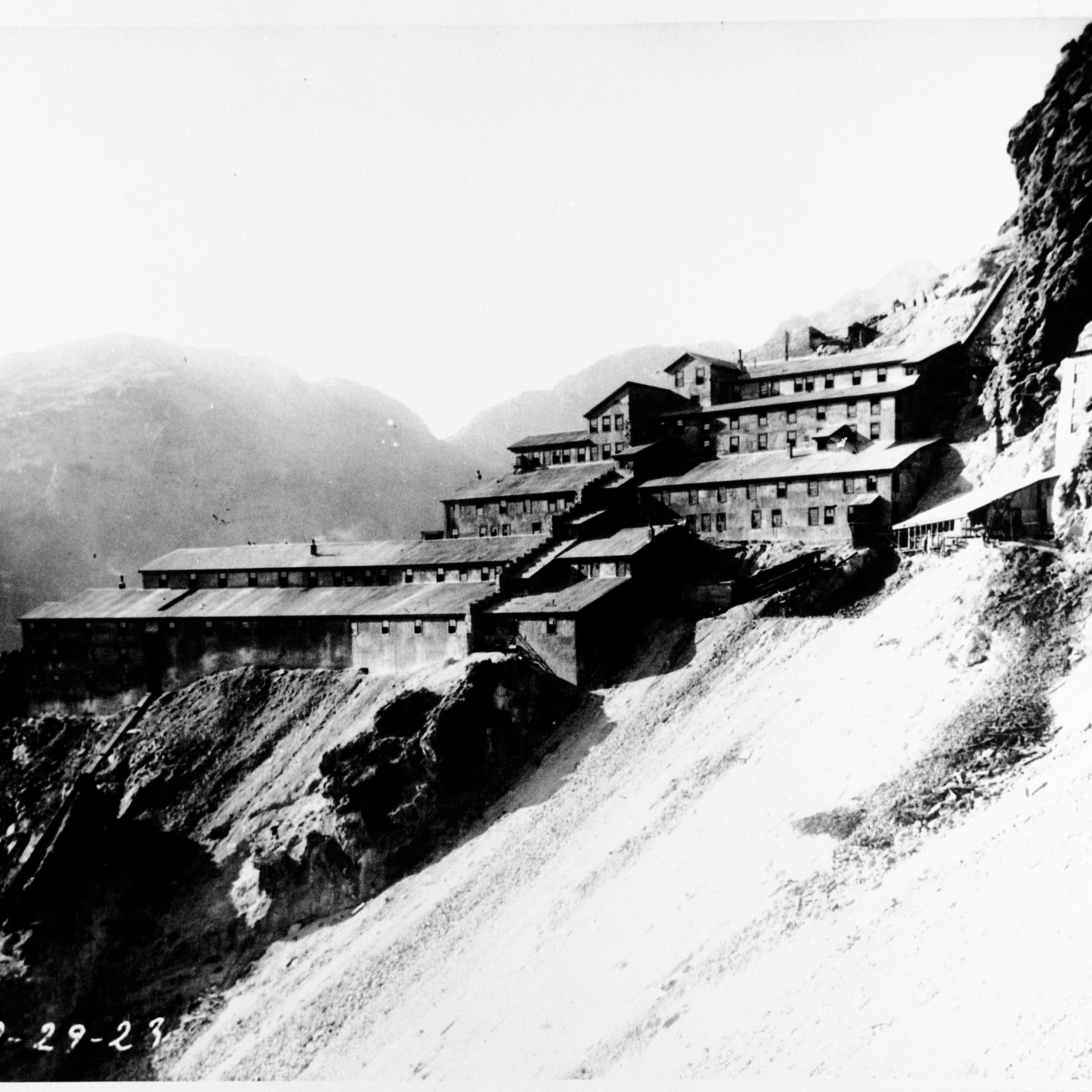 Transporte de Material Construcción a Sewell, 1918