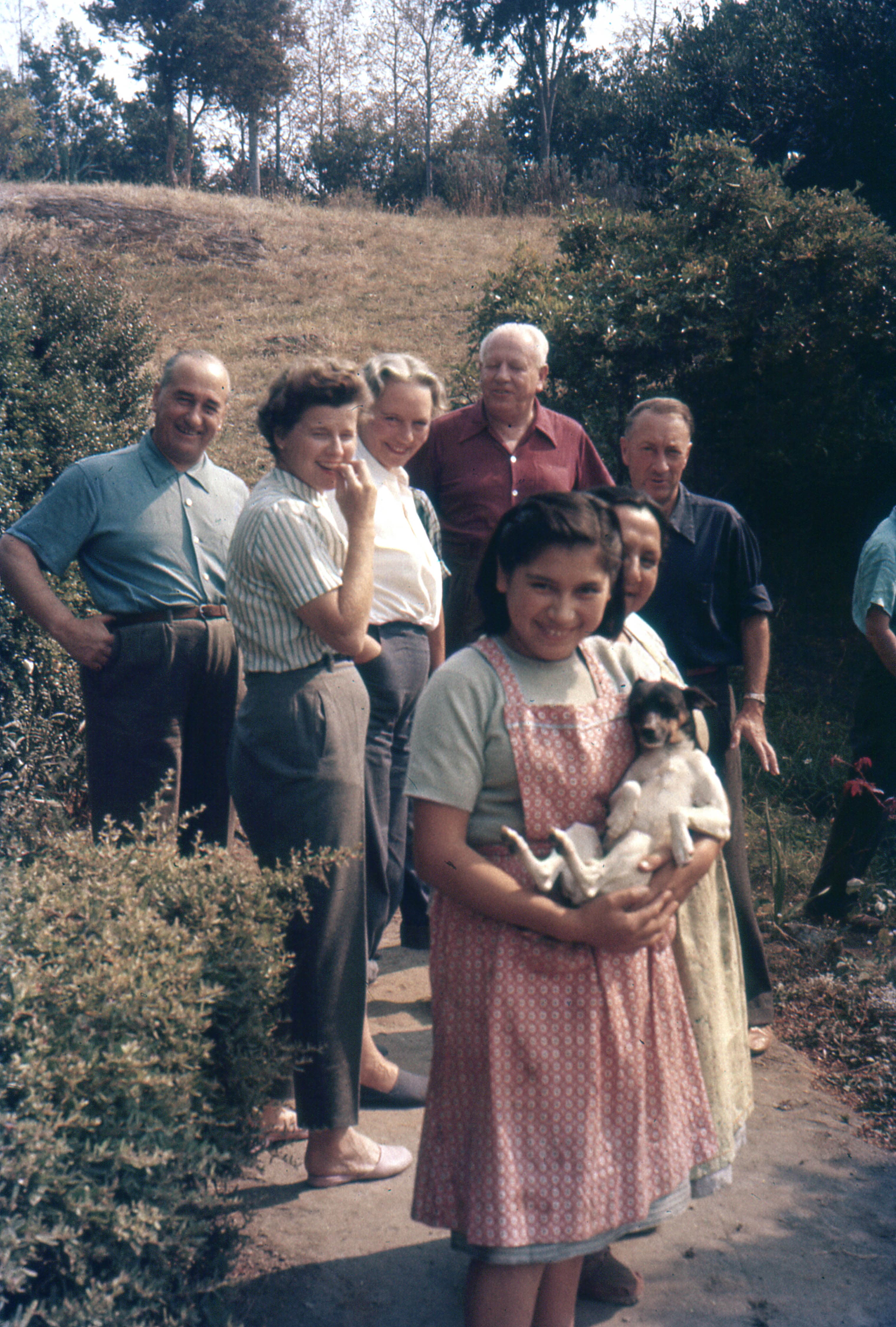 Reunión familiar en Llifén,  ca. 1960