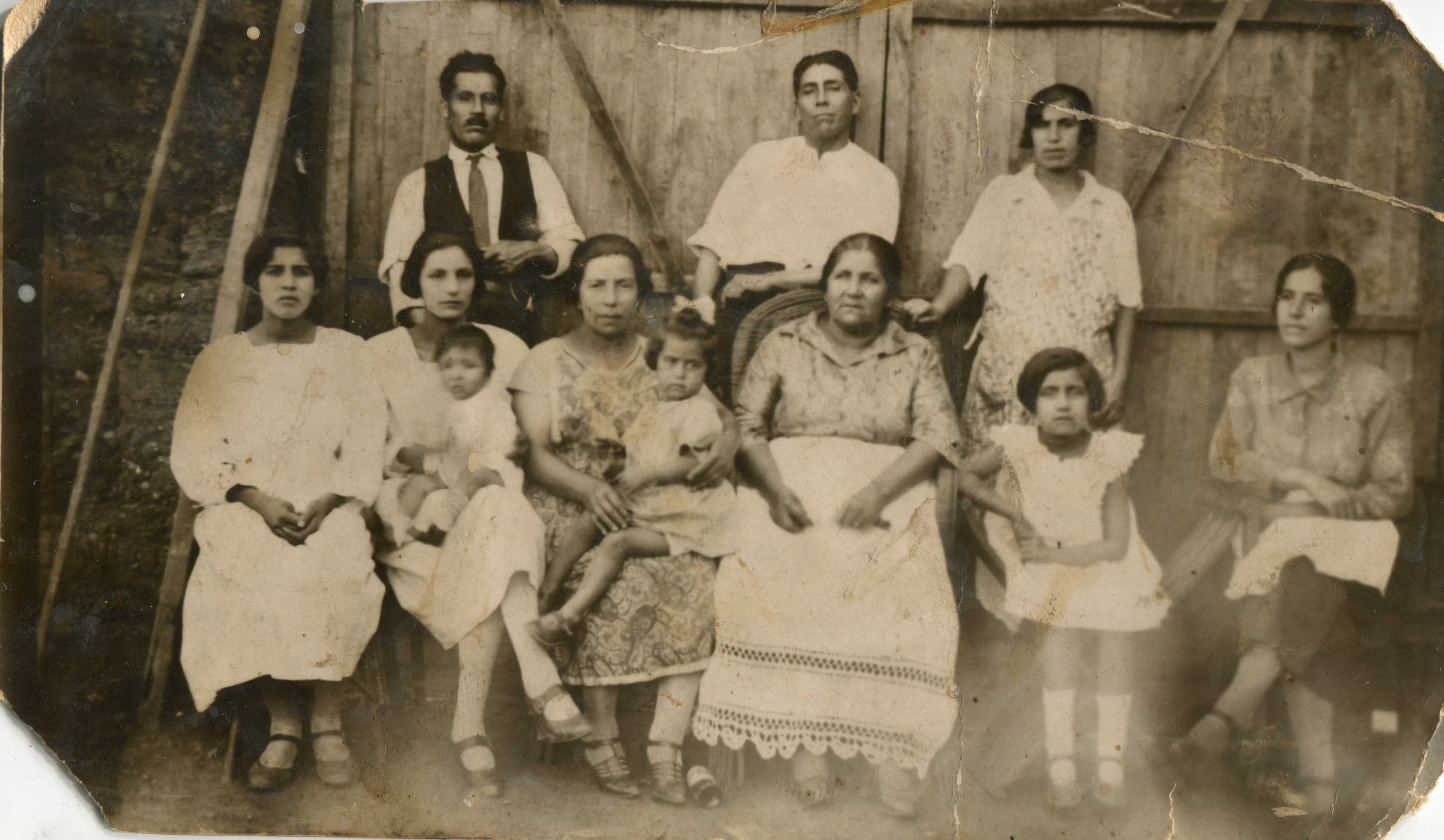 Familia en Quilicura, 1940