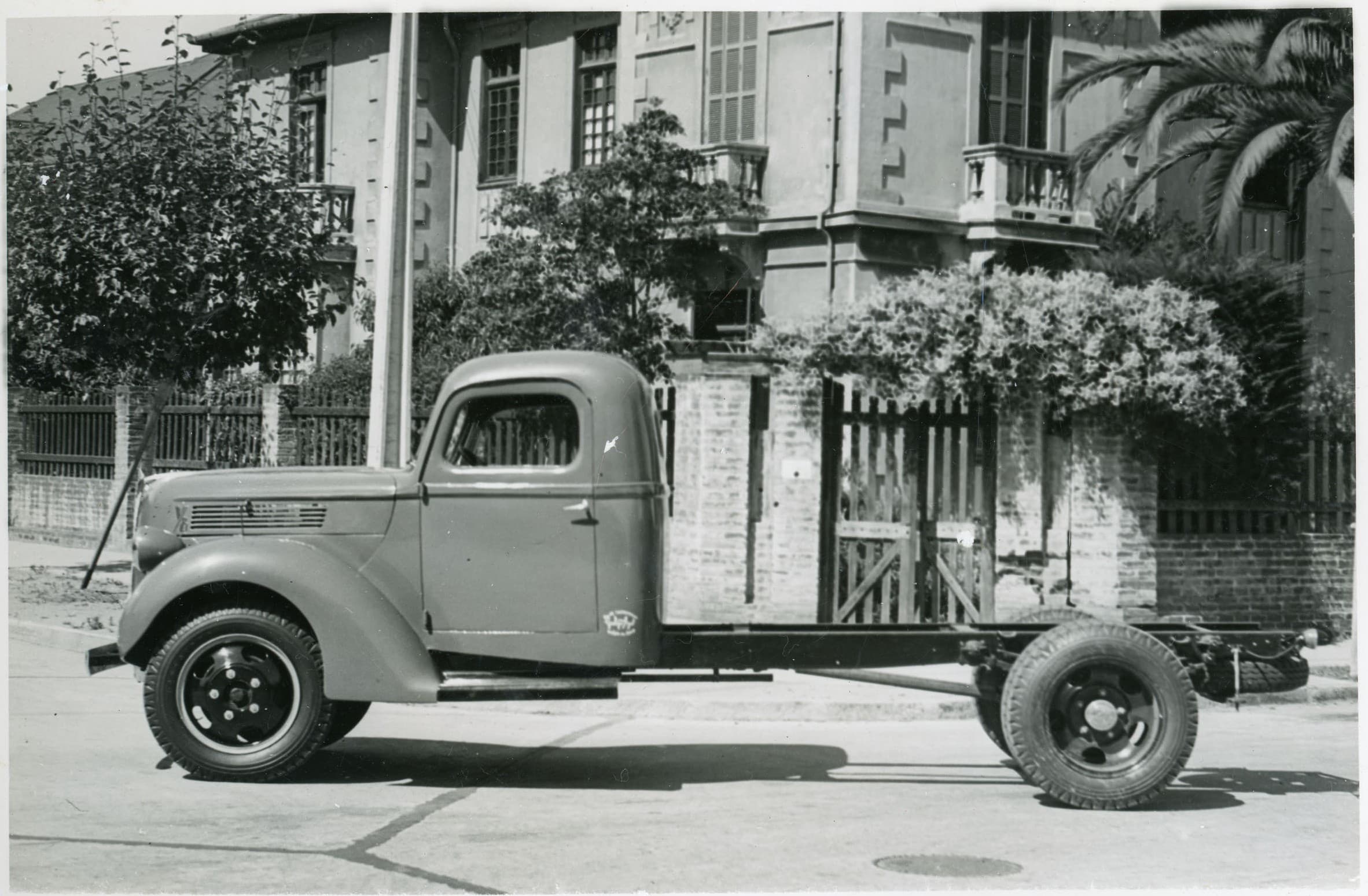 Camión en Viña del Mar, ca. 1950