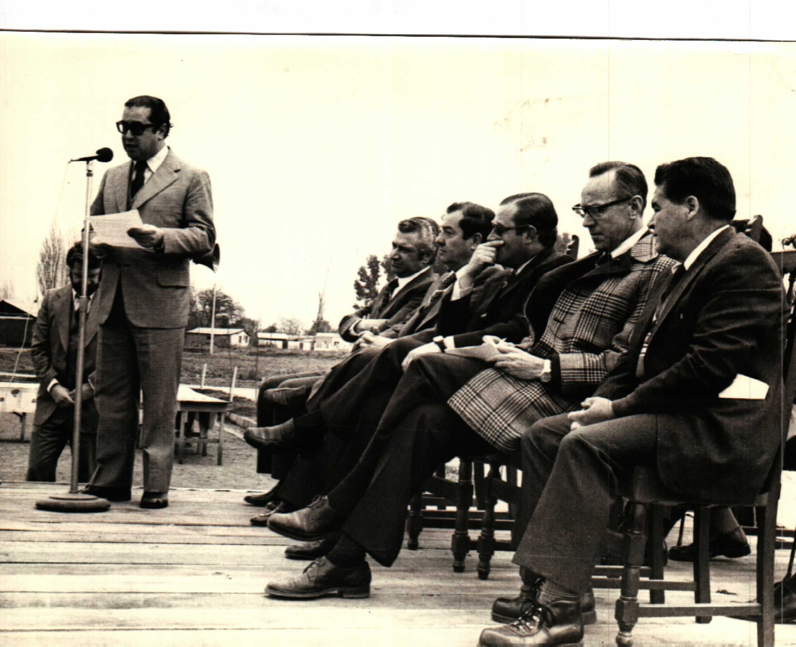 Ceremonia de inauguración Villa Recsa, Quilicura, 1979