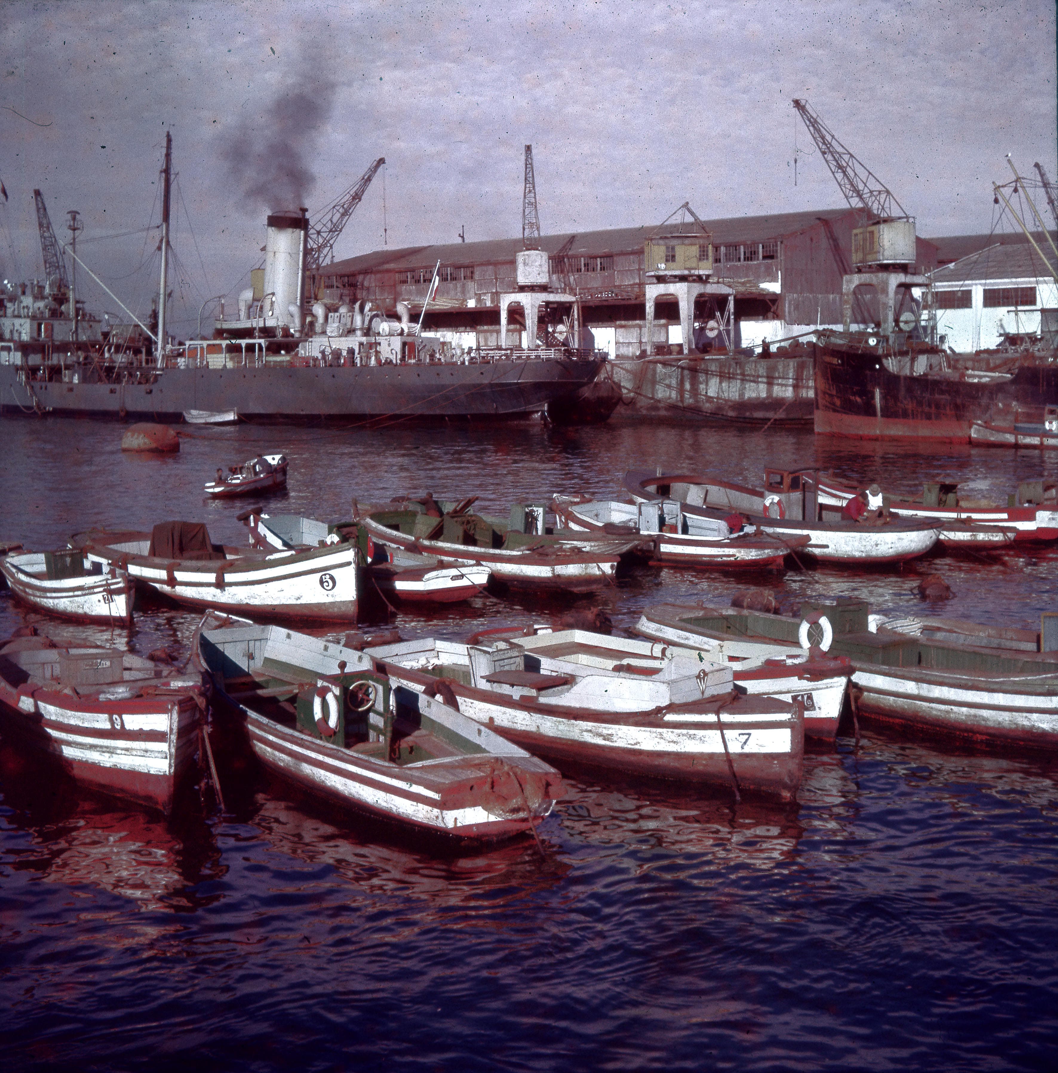 Puerto de Valparaíso, ca. 1960