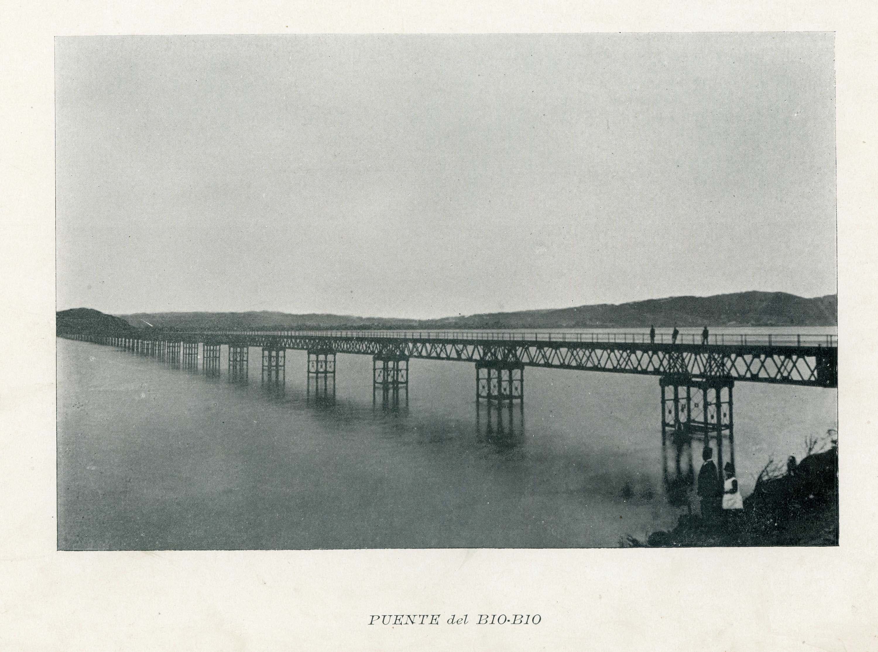 Puente Biobío en 1890