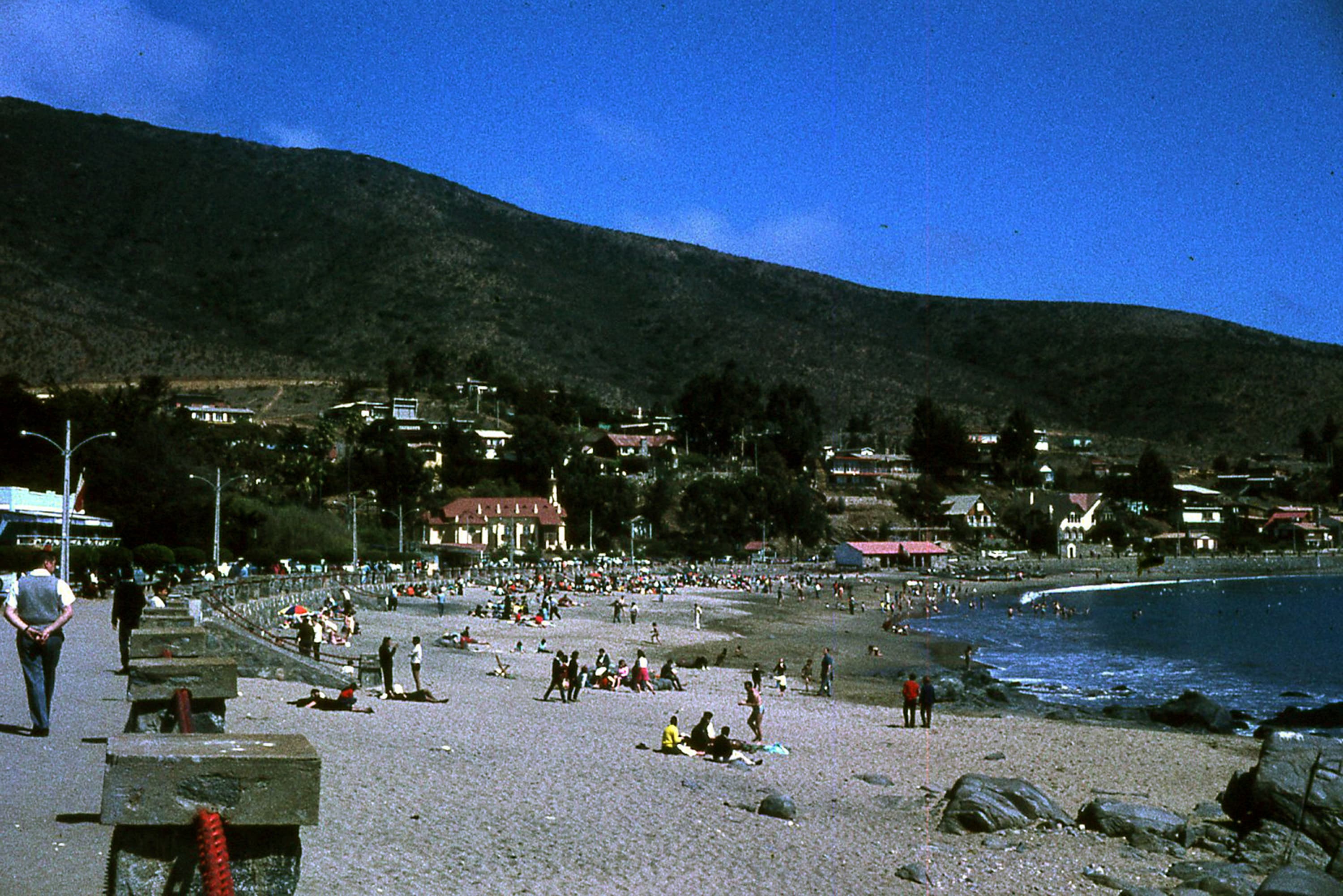 Playa de Papudo, 1969