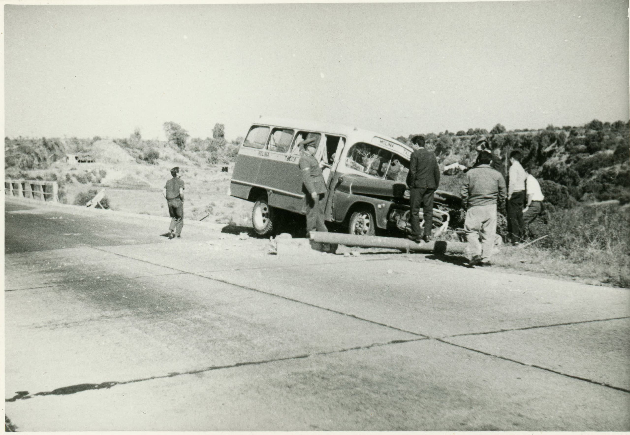 Accidente de Bus en Río Claro, Talca, 1964