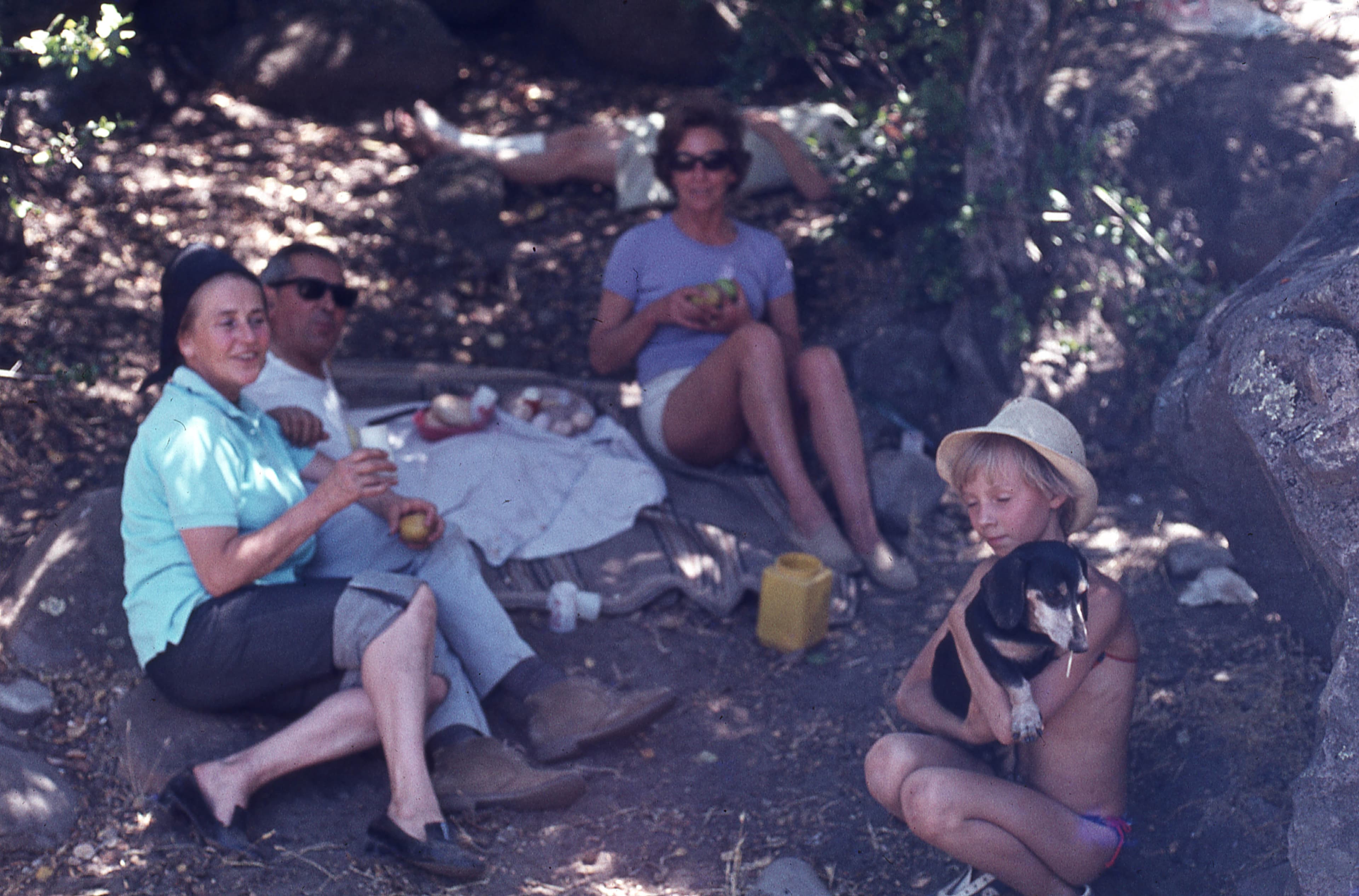 Día de Picnic, Río Longaví, en 1978