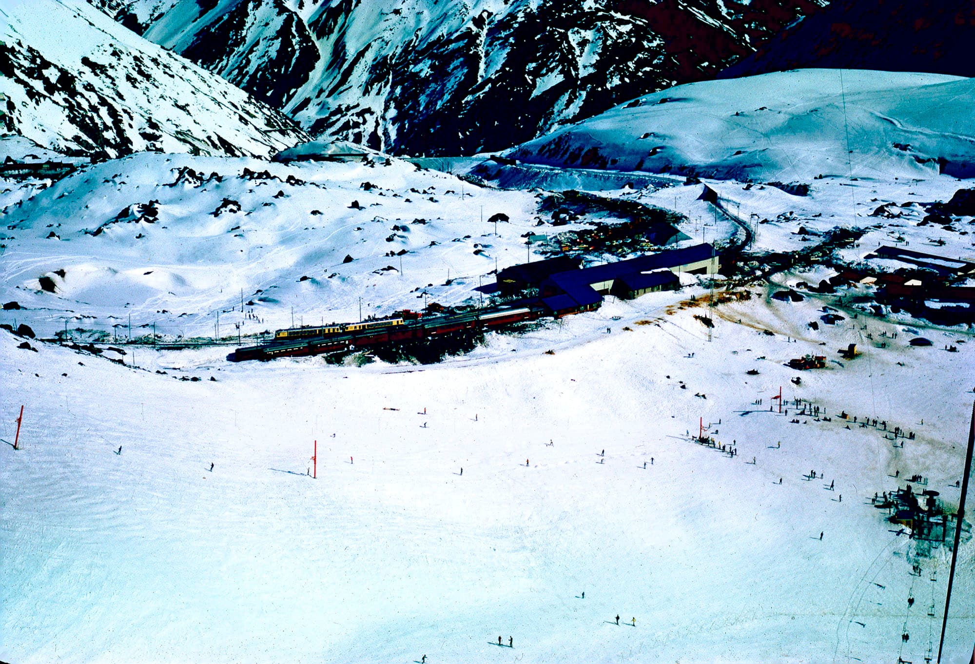 Portillo desde la montaña, ca. 1964