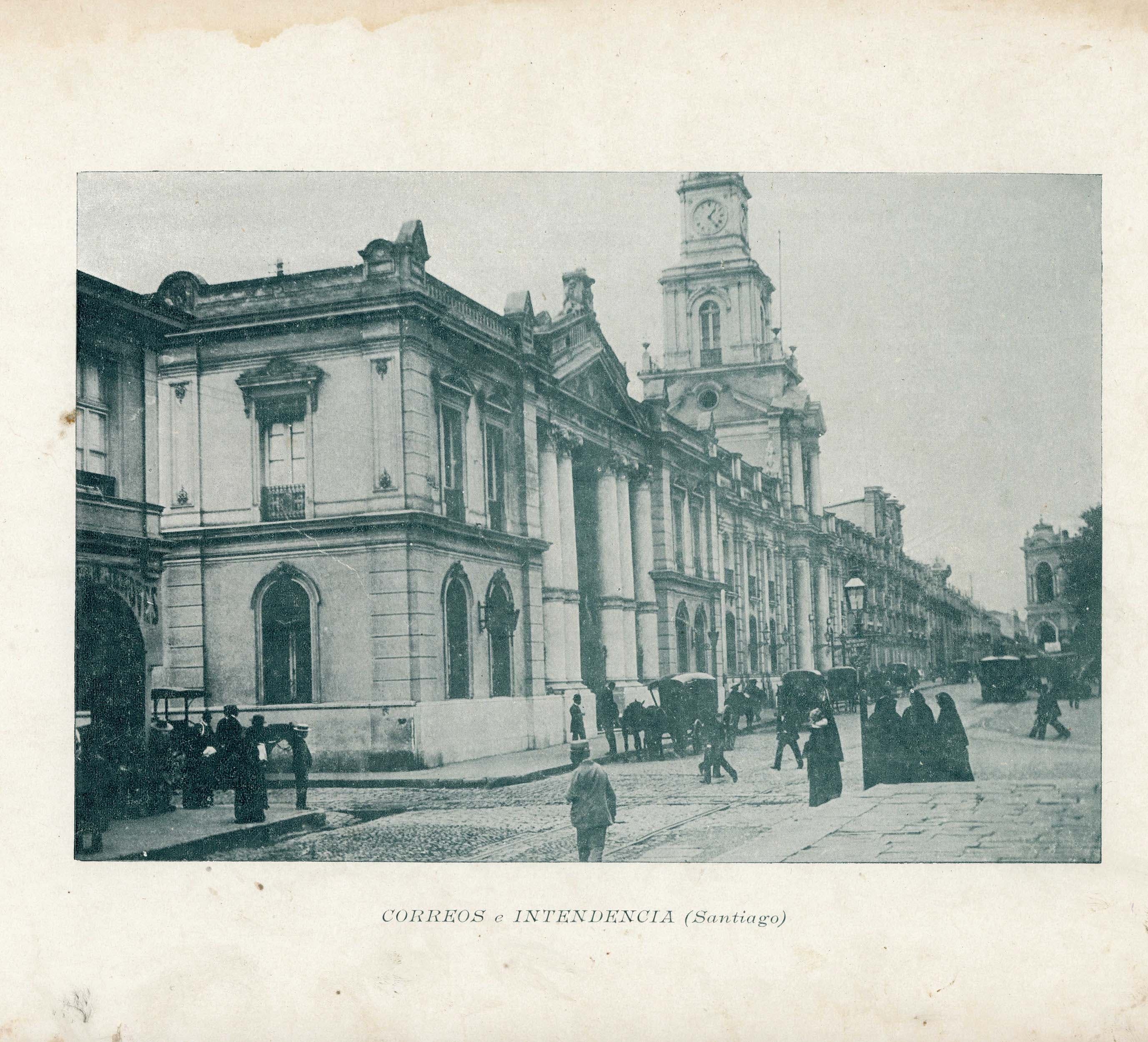 Plaza de Armas de Santiago, 1890