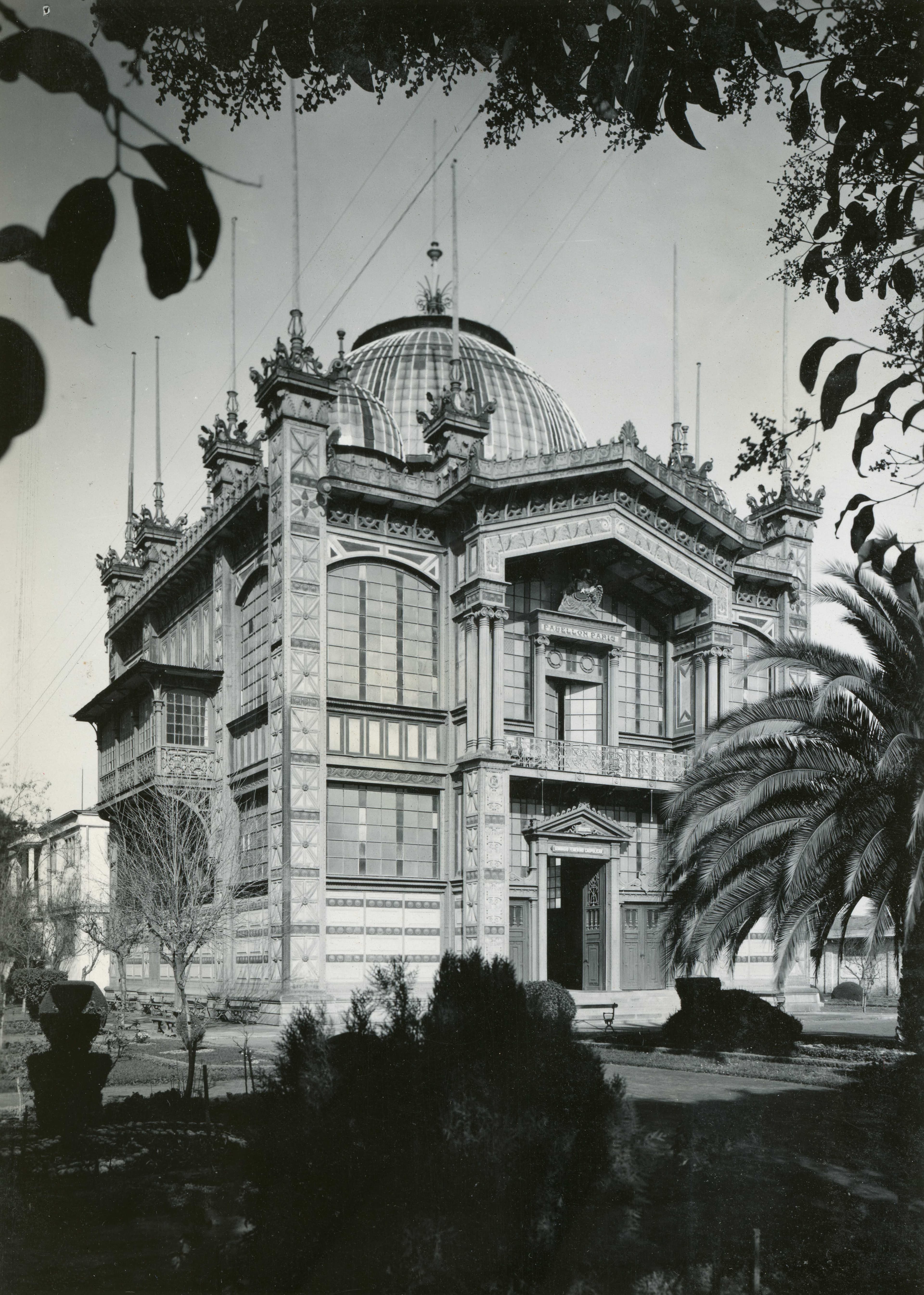 Pabellón Paris, actual Museo Artequín, en 1930