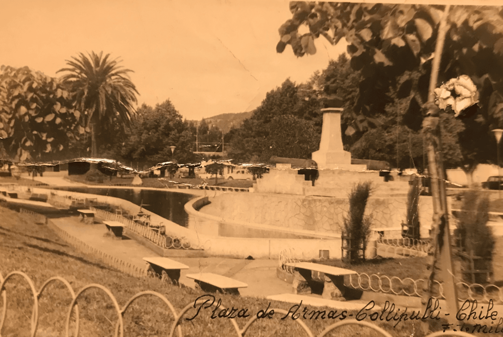 Plaza Collipulli, 1960