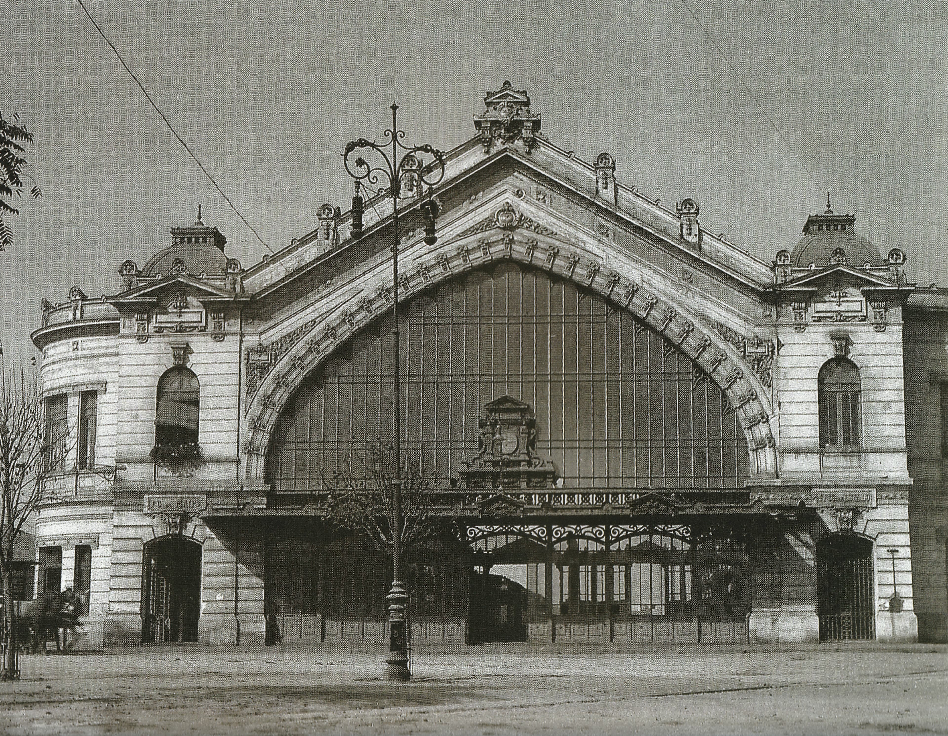 Estación Pirque en 1920