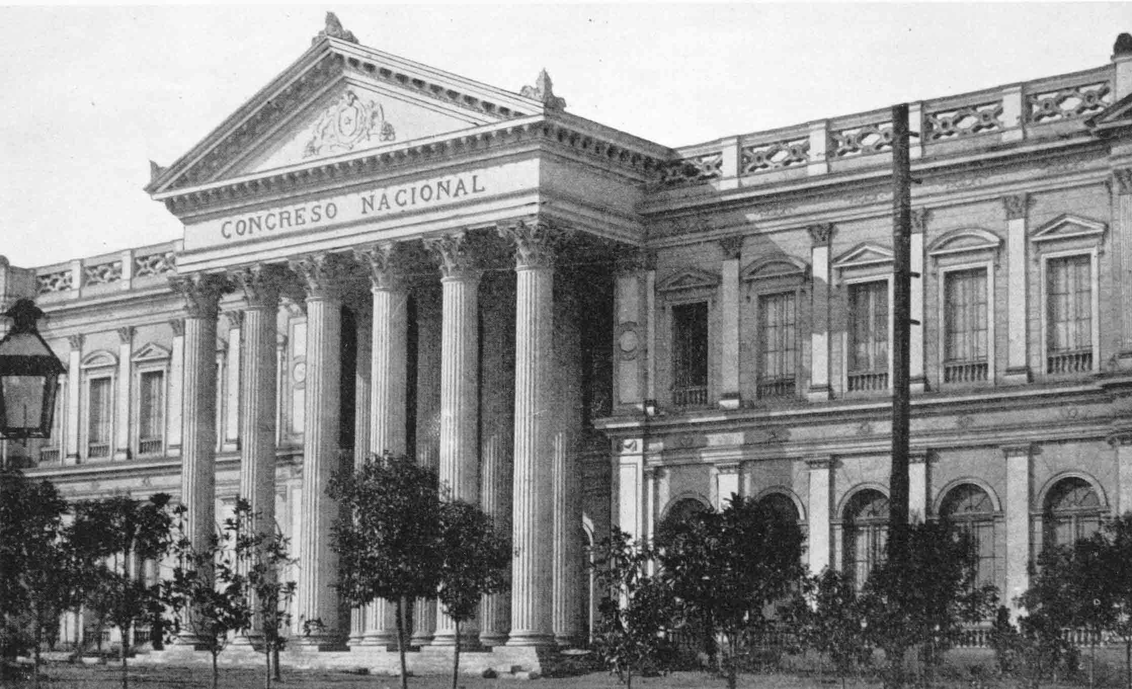 Ex Edificio del Congreso Nacional, 1910