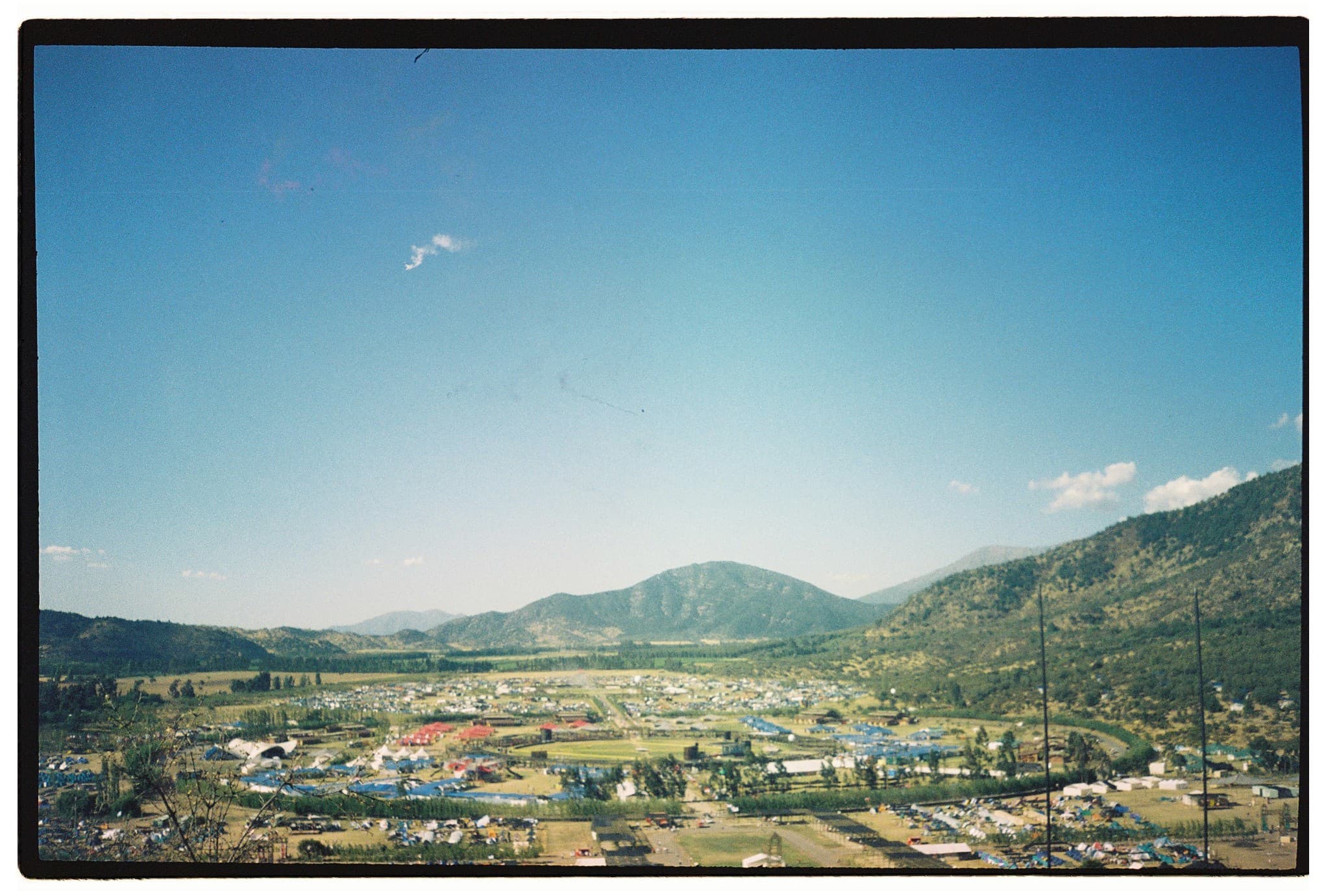 Picarquín durante Jamboree Mundial Chile, 1998
