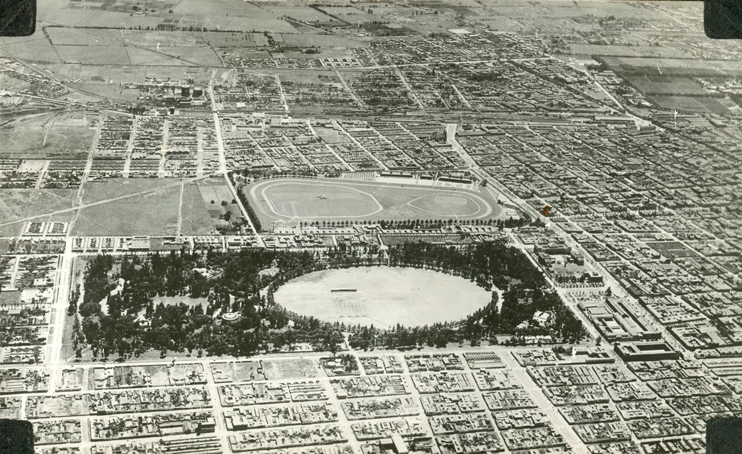 Vista Área Santiago en 1931