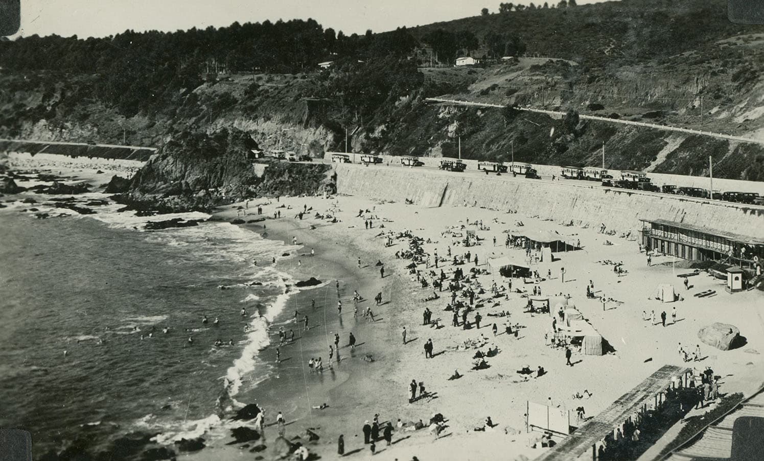 Playa las Salinas en 1931