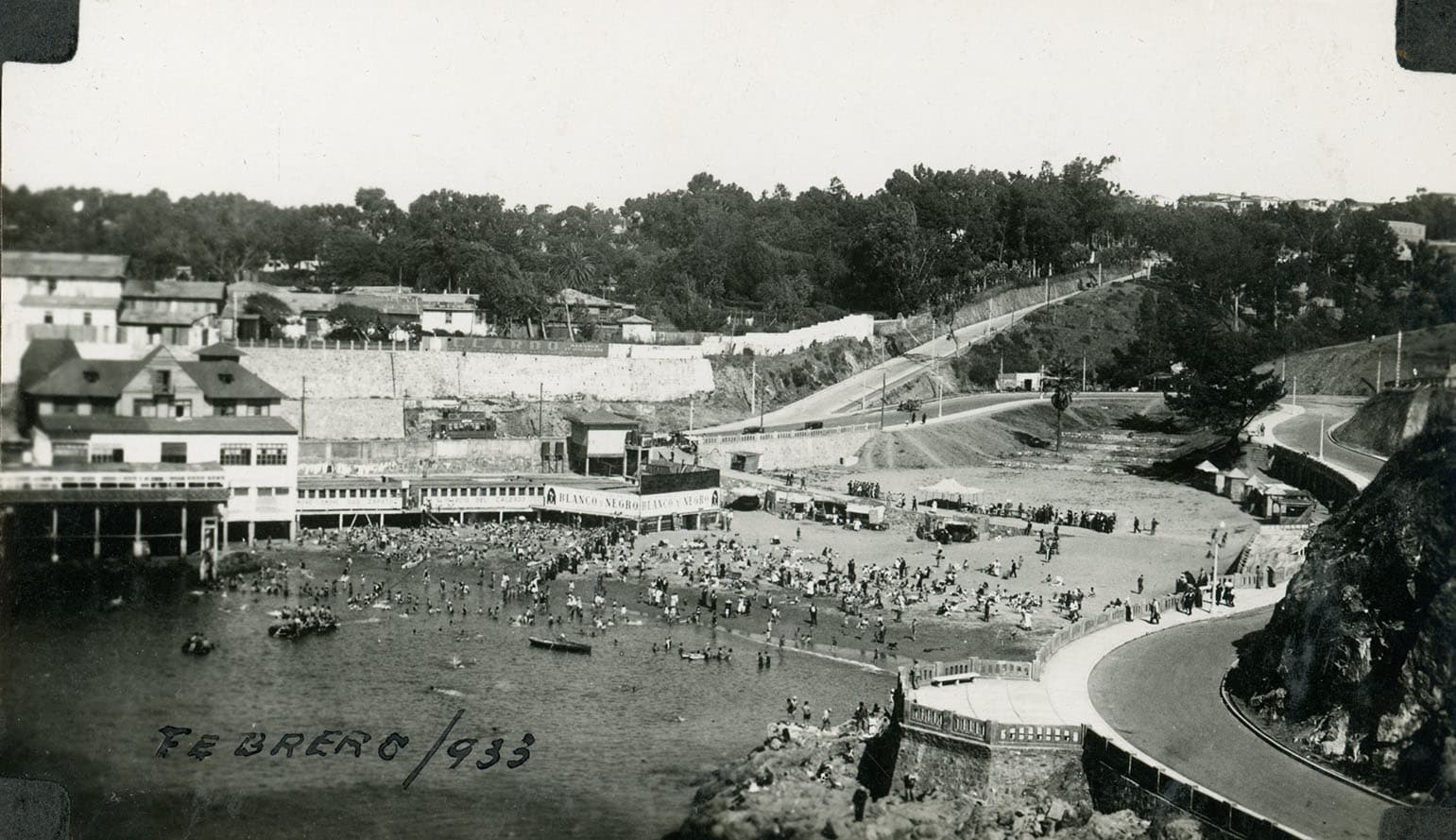 Playa las Torpederas en 1933