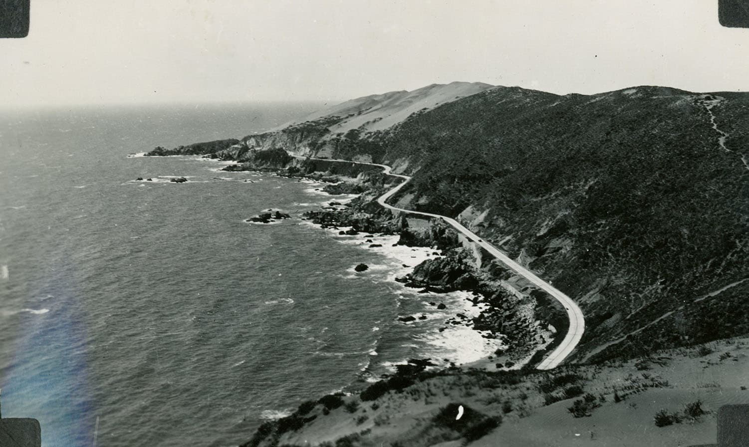 Camino Costero hacia Concón en 1936