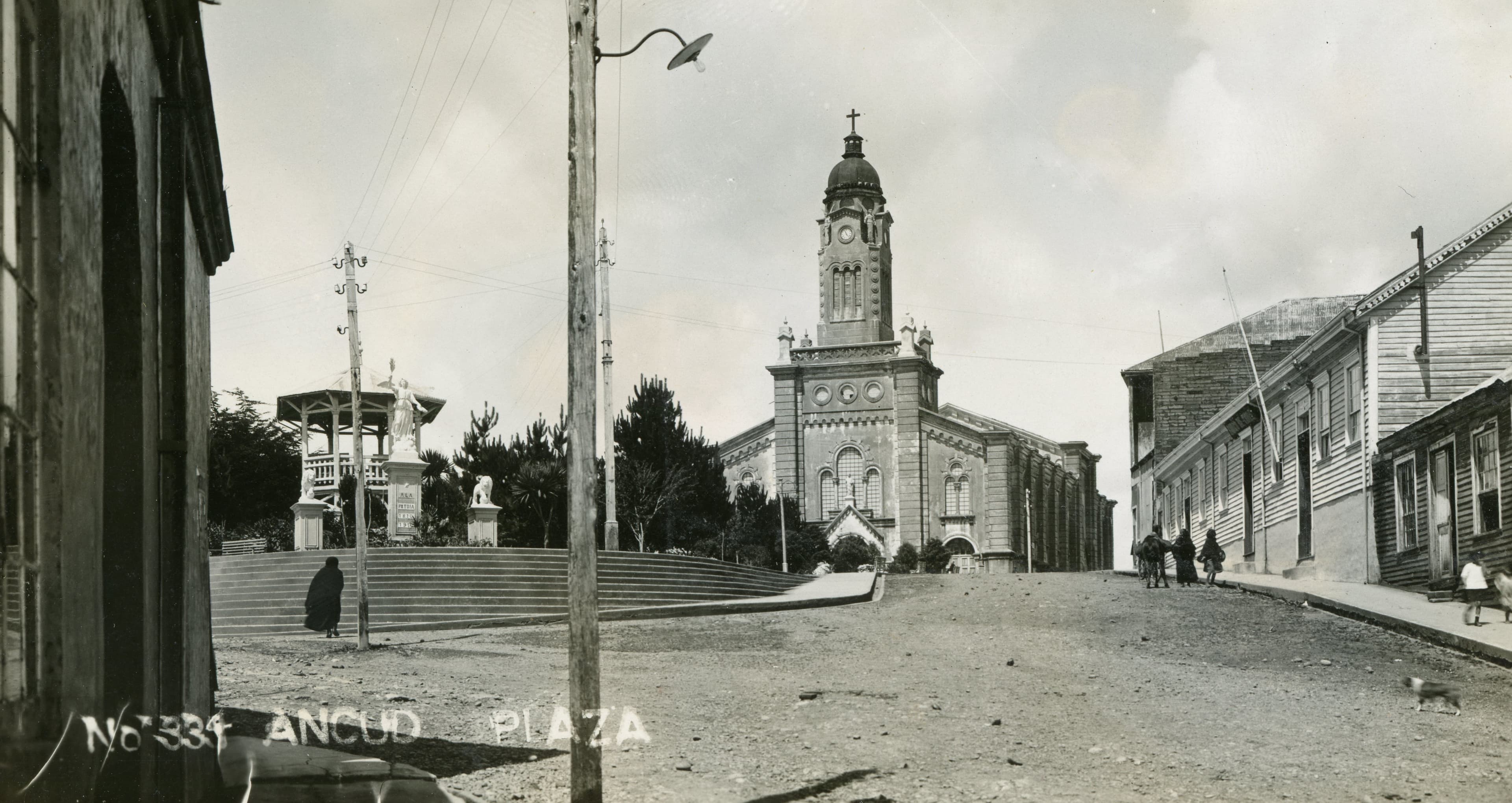 Plaza de Armas Ancud, 1930