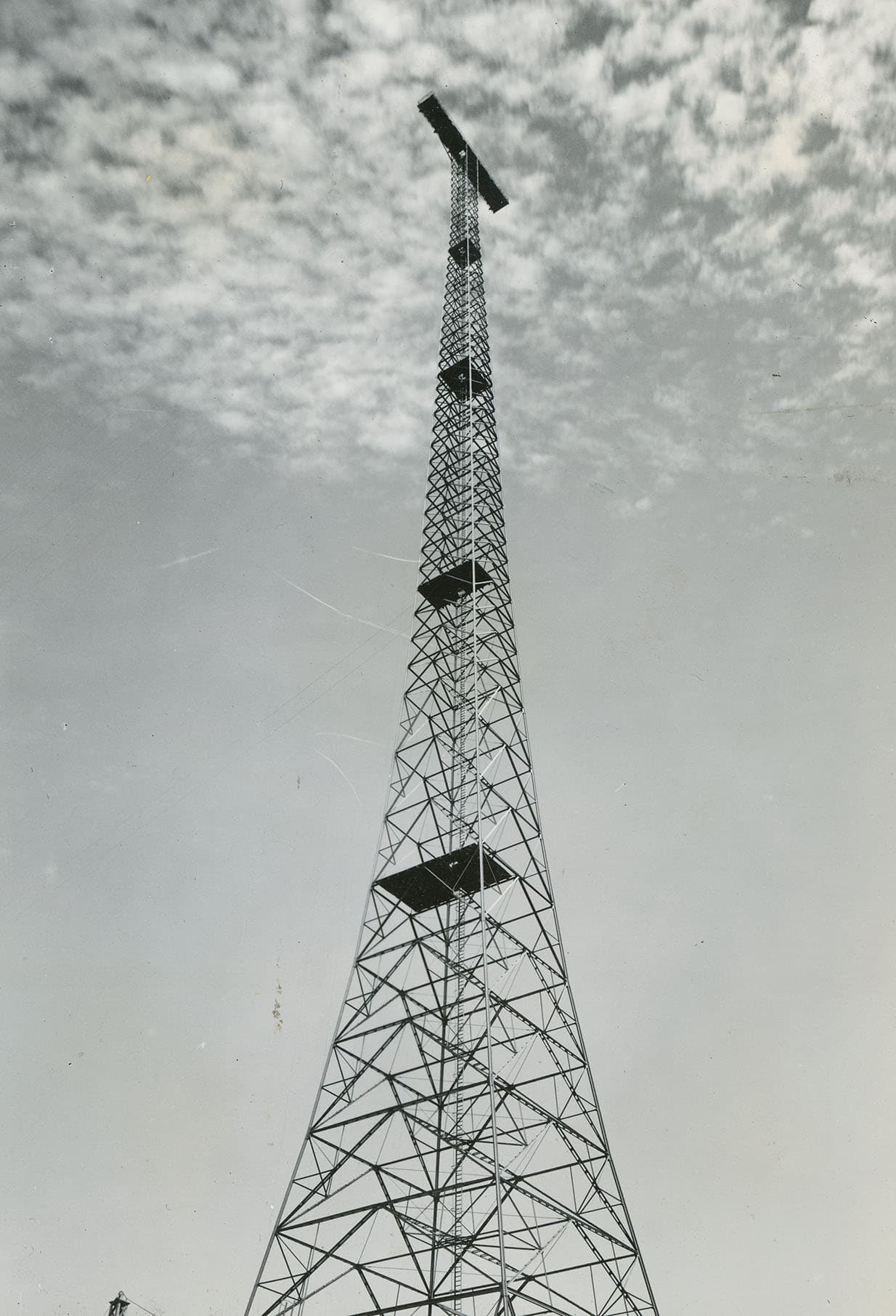 Antena Cerro San Cristóbal C.a 1930