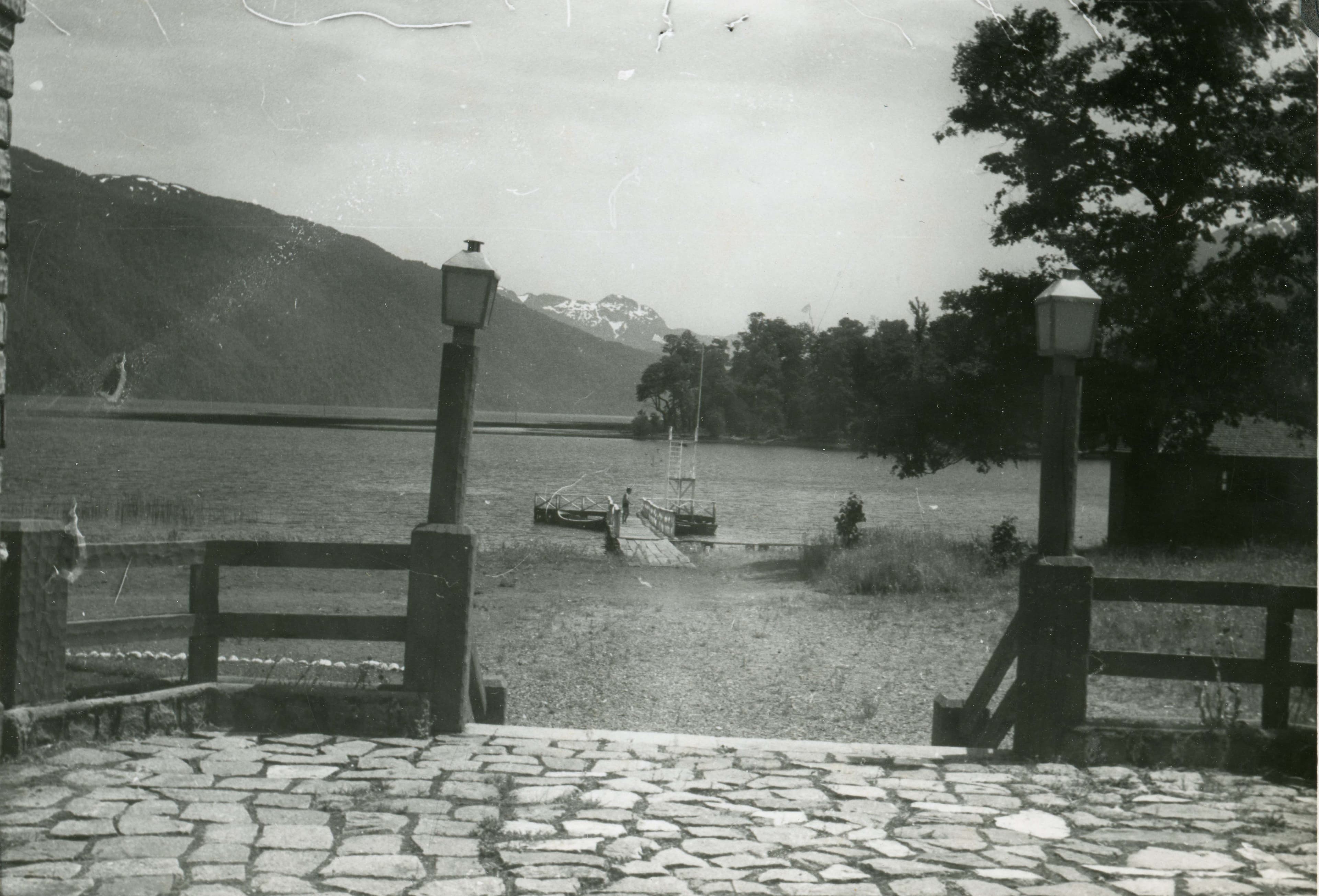 Playa Lago Pirihueico, 1955