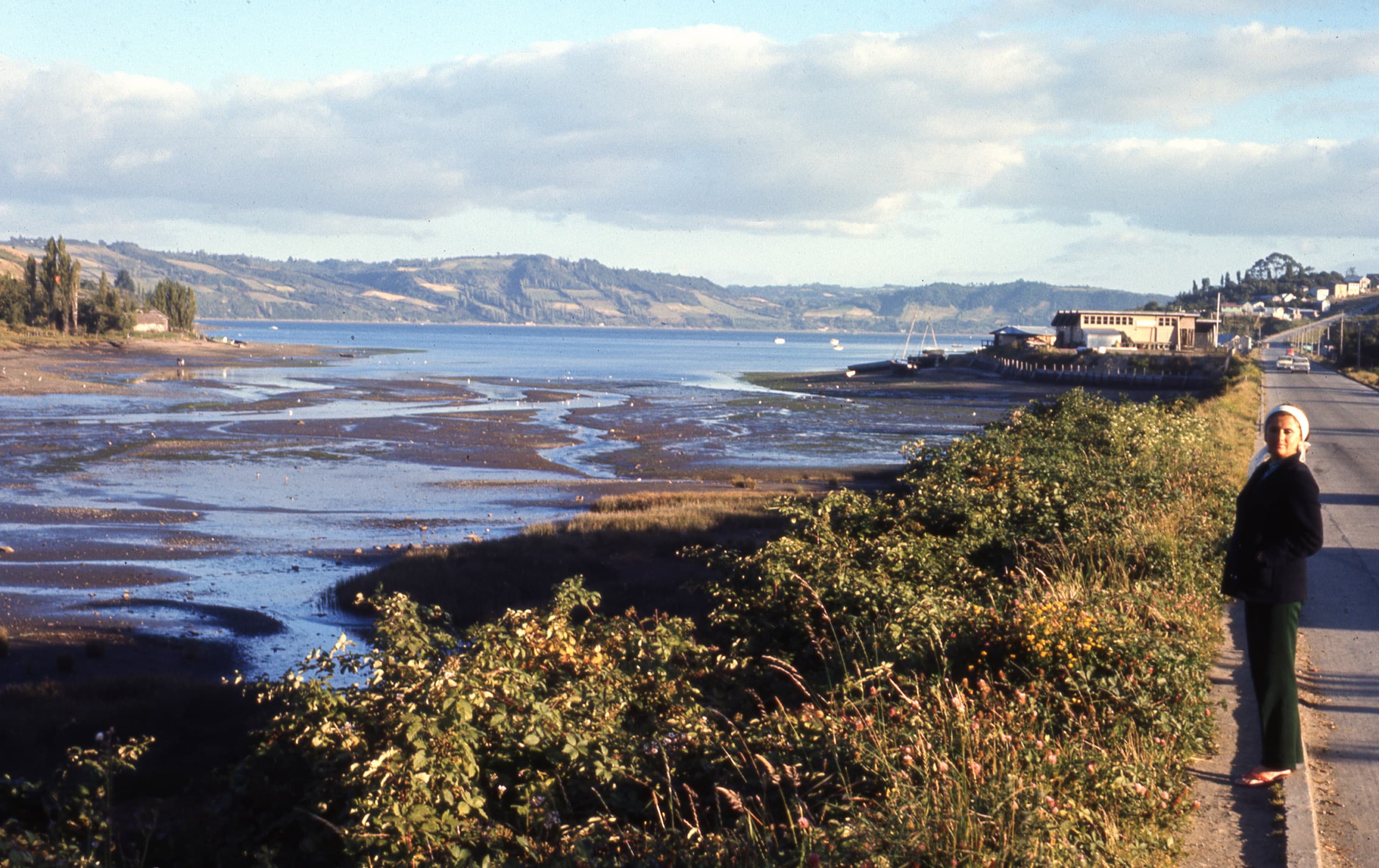 Vista de Castro, marea baja, 1971