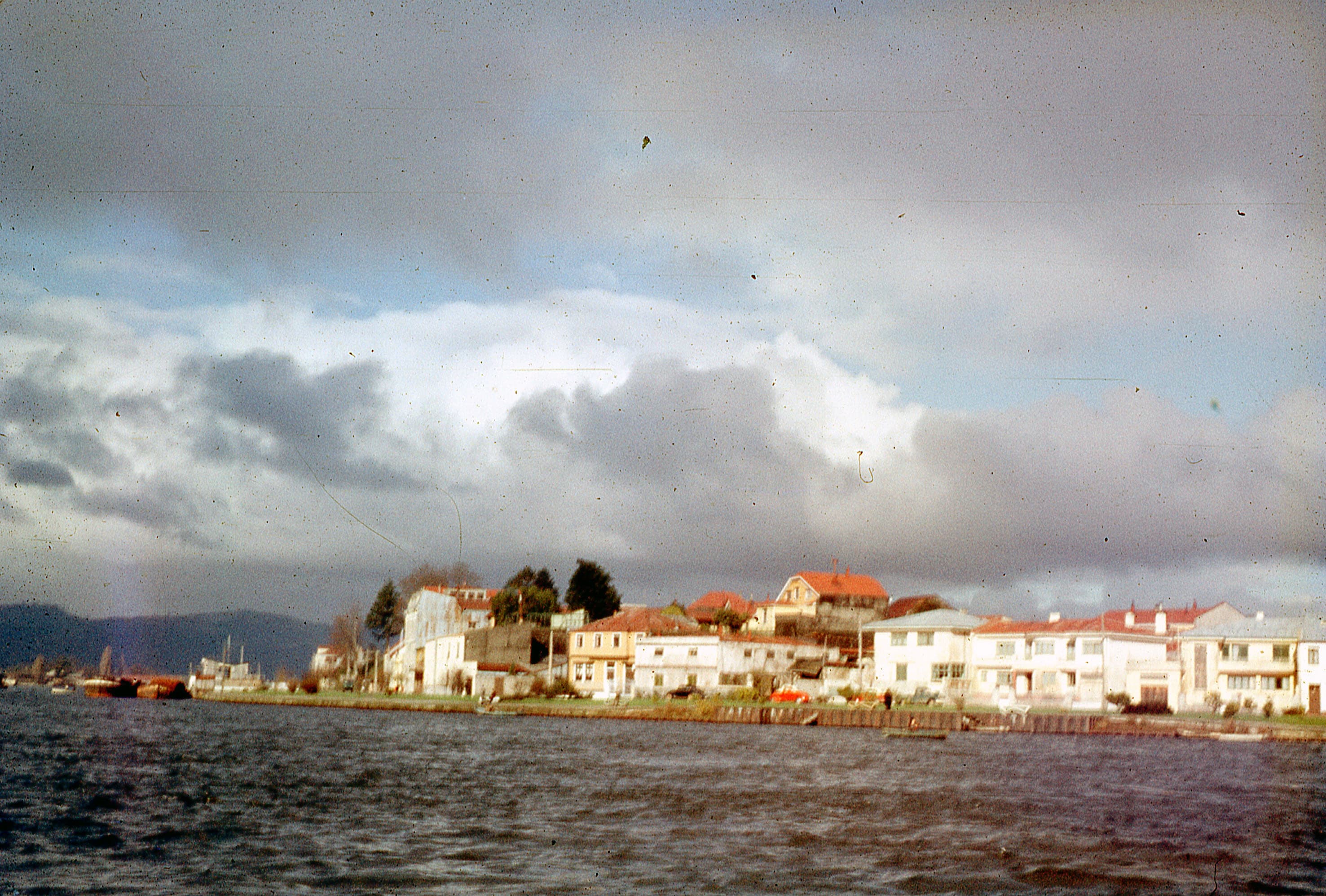 Vista de Valdivia en 1960