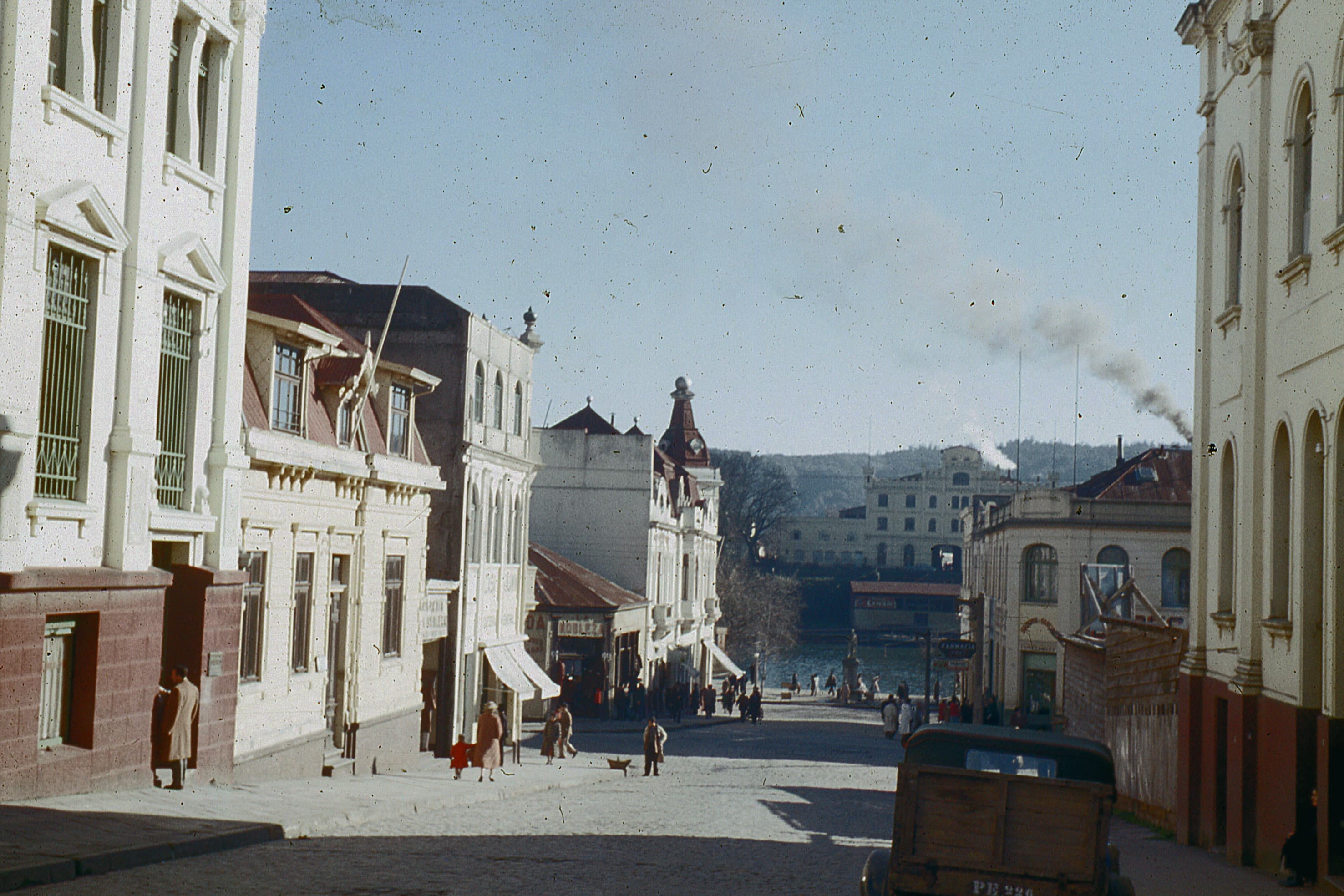 Calle Libertad, Valdivia, 1960
