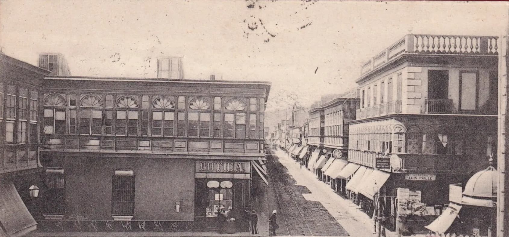 Plaza de la República, Valdivia, 1910
