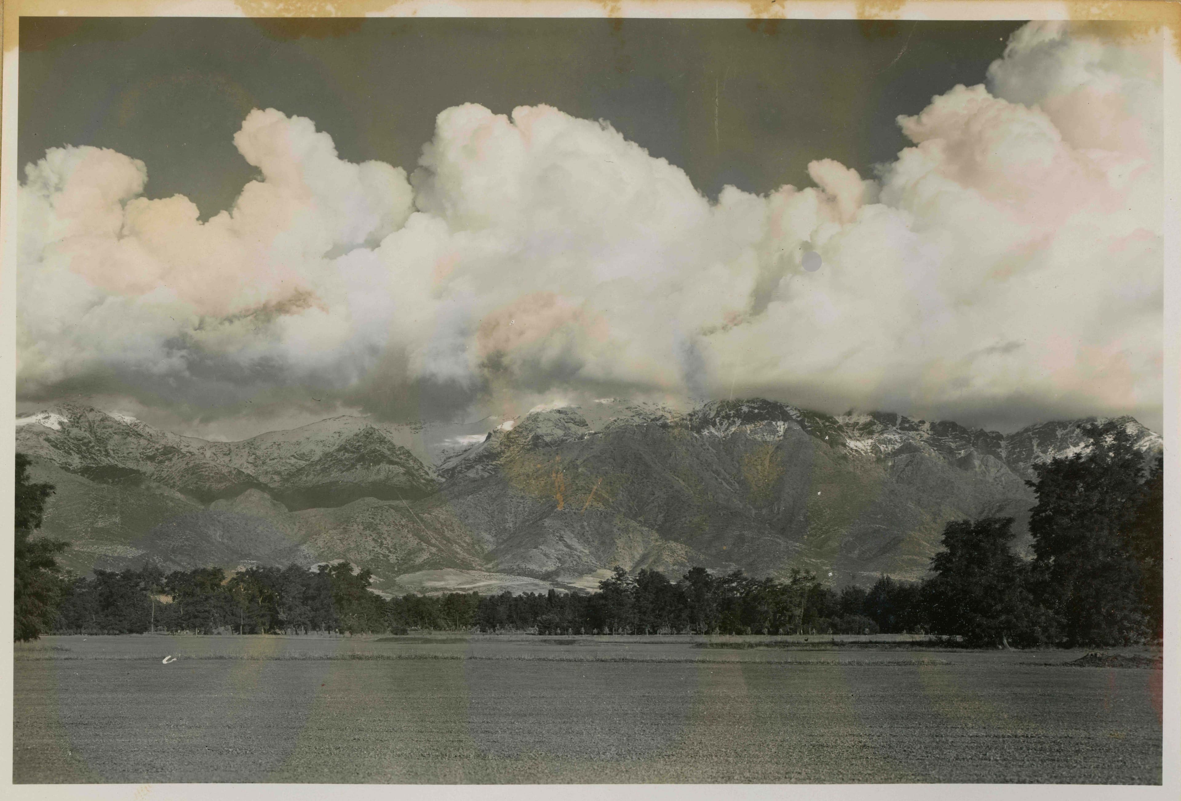Vista a la Cordillera desde Apoquindo 1930