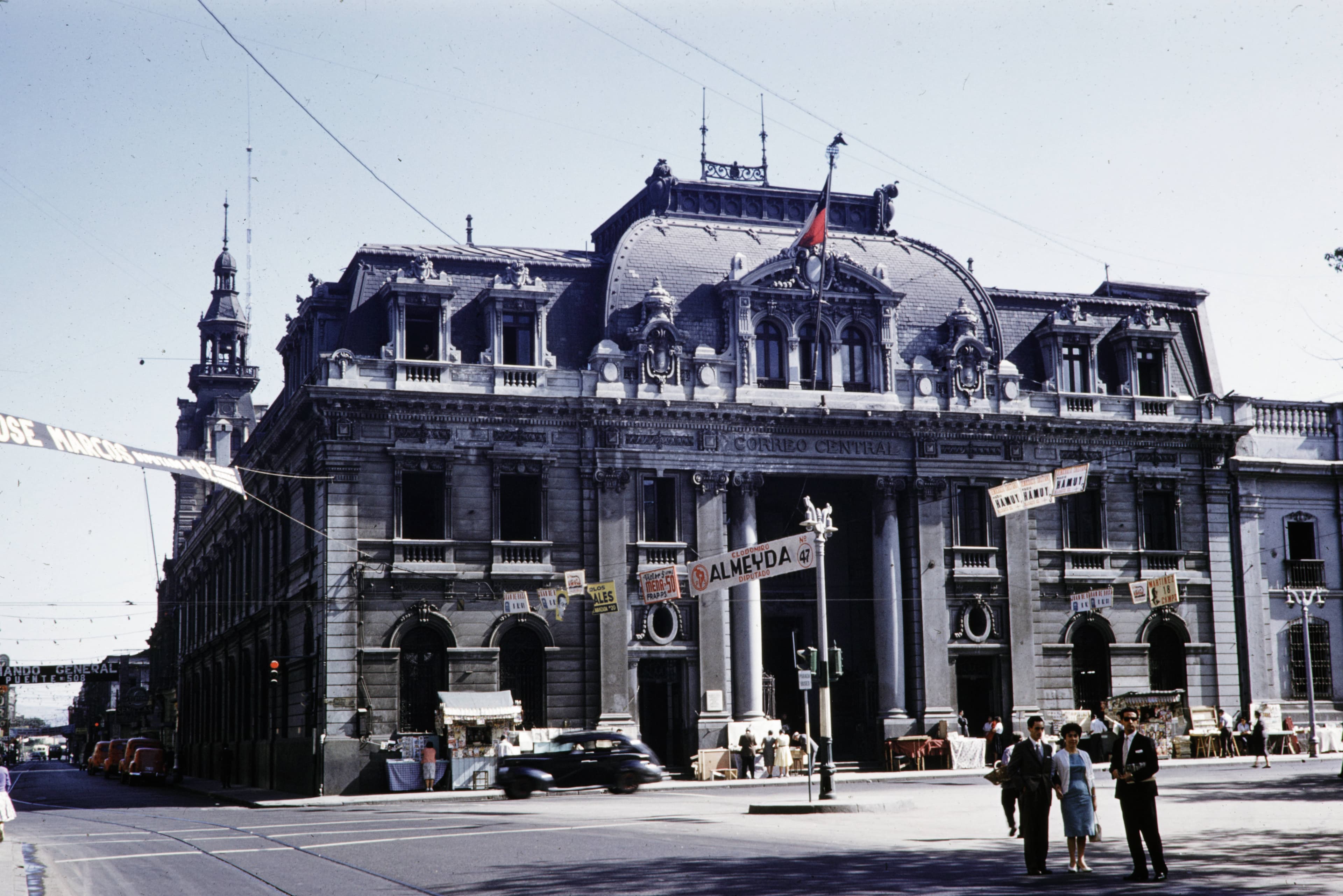 Edificio Correo Central de Santiago 1960.