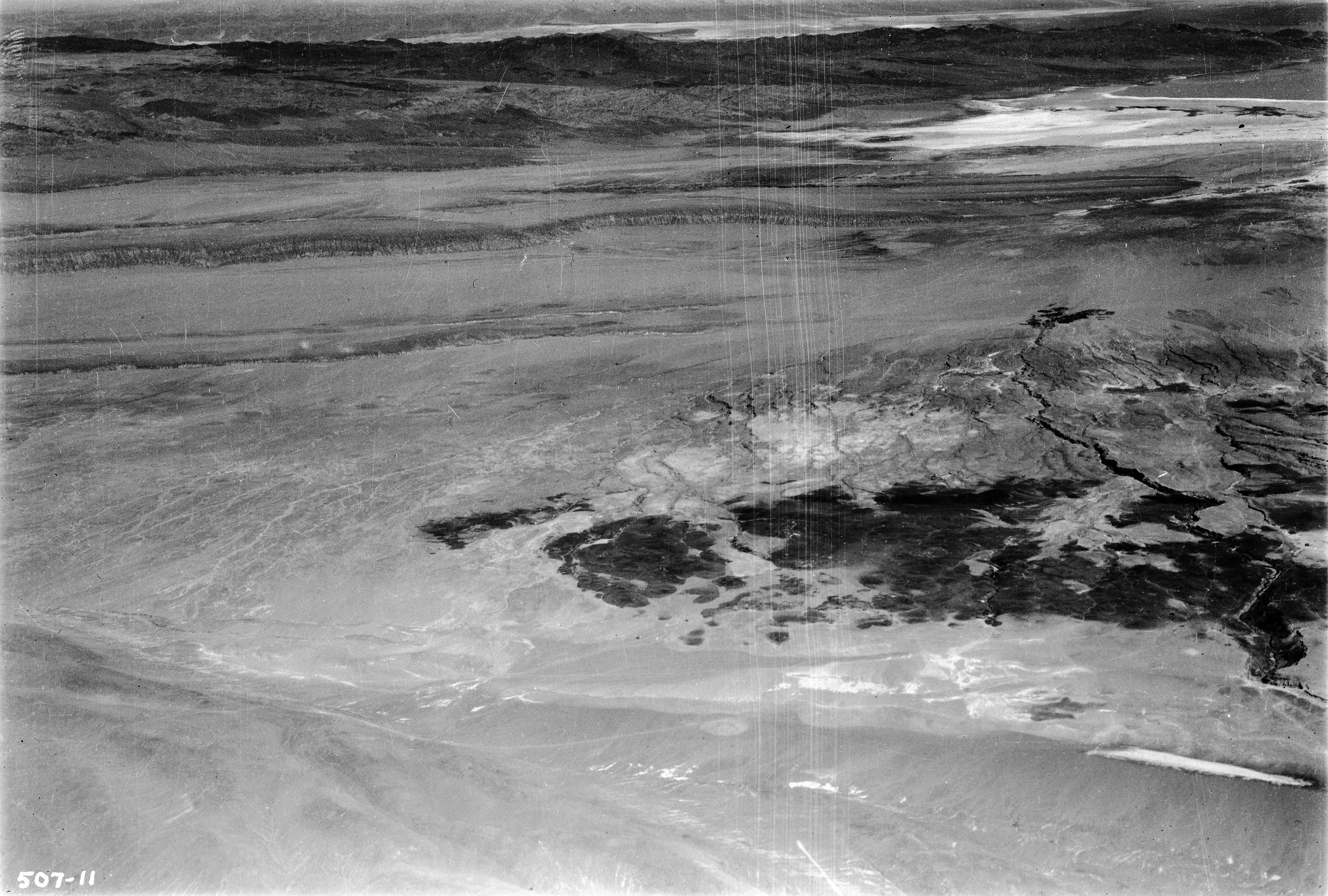 Vista aérea del Salar de Atacama 1937.